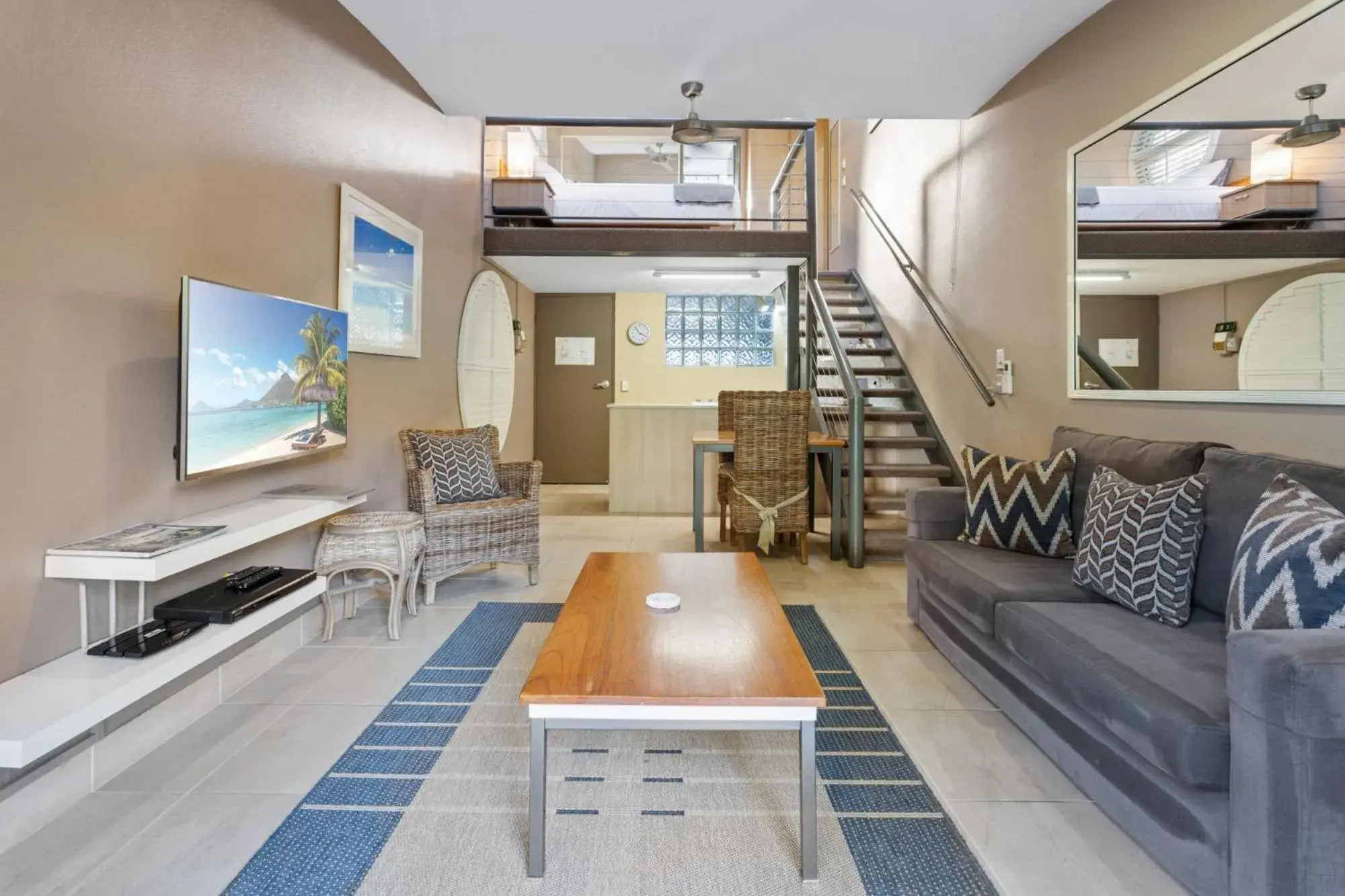 Living room, Seating Area in Caribbean Noosa