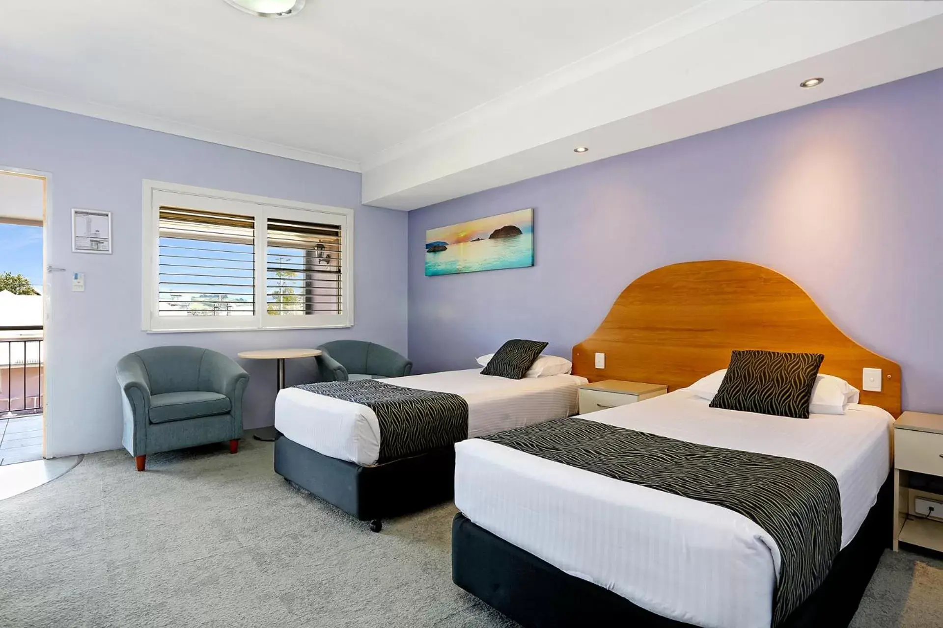 Bedroom, Bed in Shellharbour Village Motel