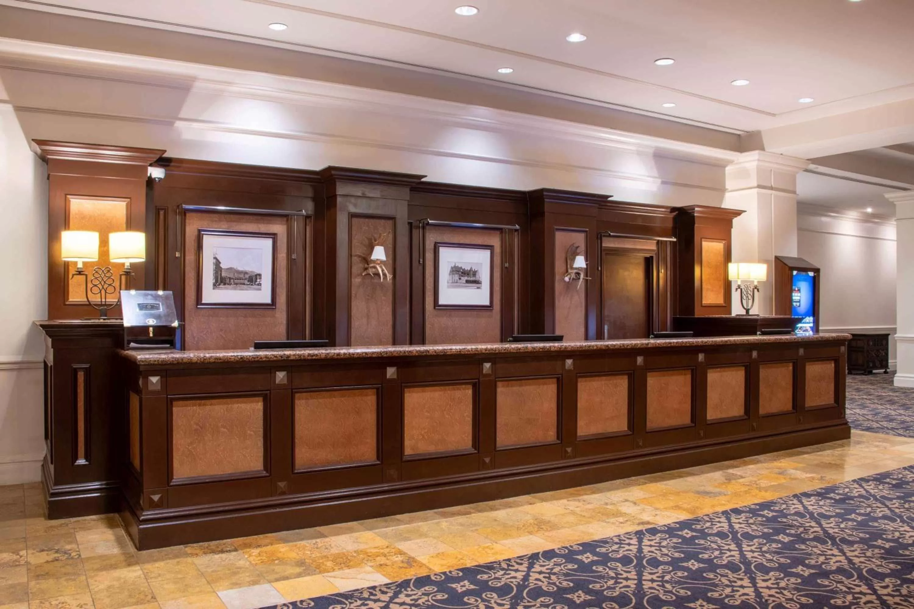 Lobby or reception in The Antlers, a Wyndham Hotel