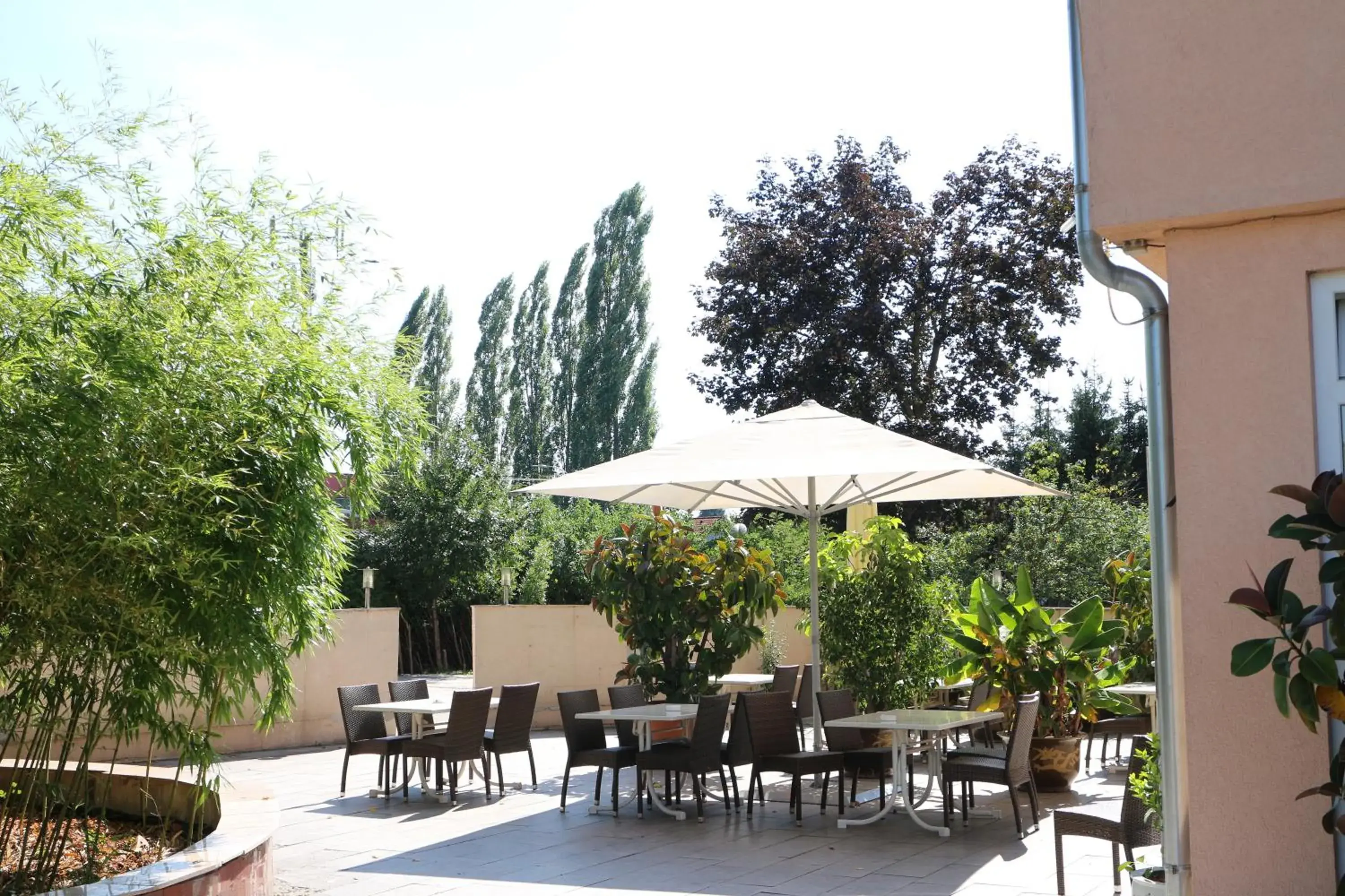 Patio, Restaurant/Places to Eat in Hotel Wasserpalast