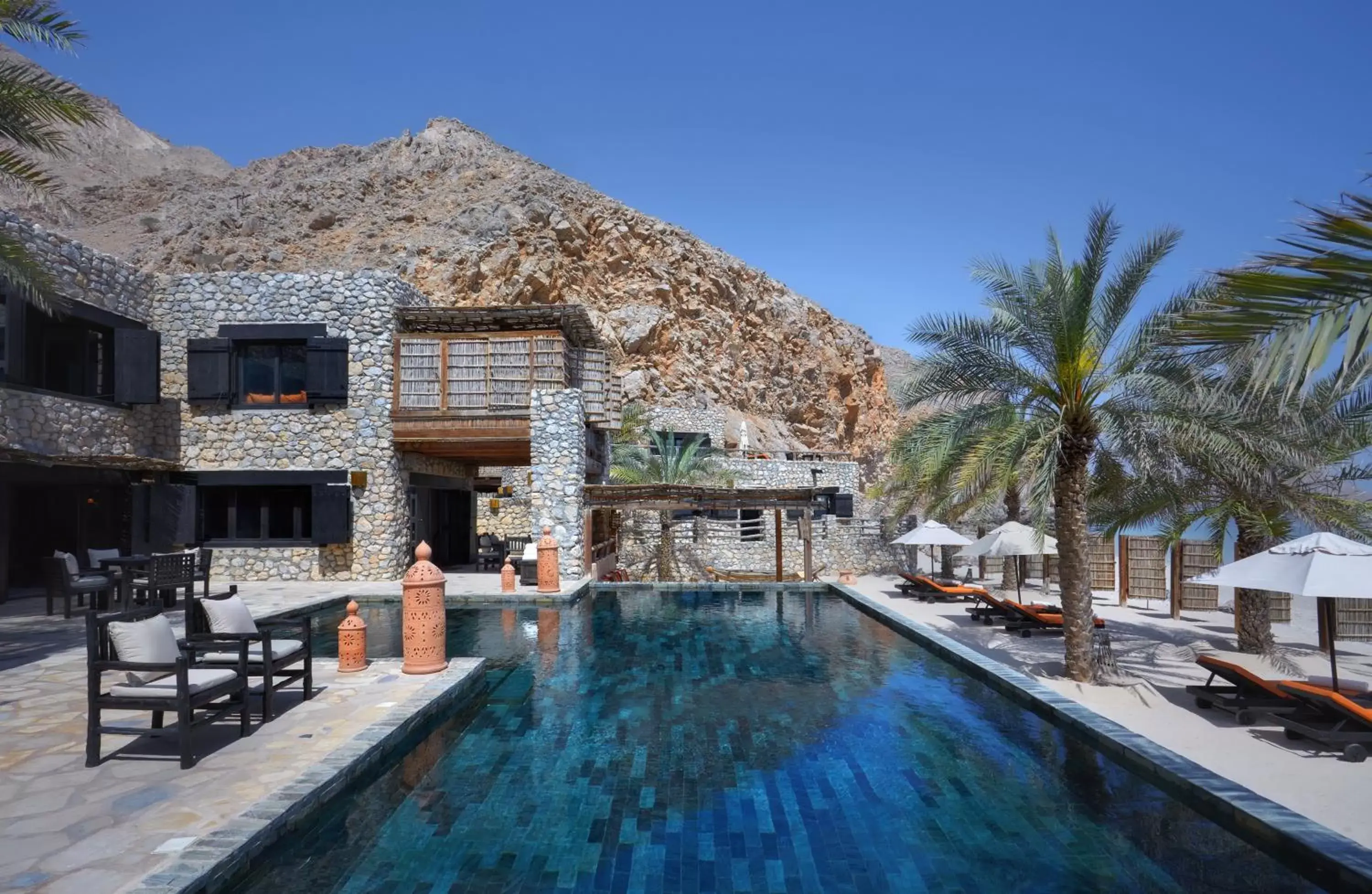 Swimming Pool in Six Senses Zighy Bay