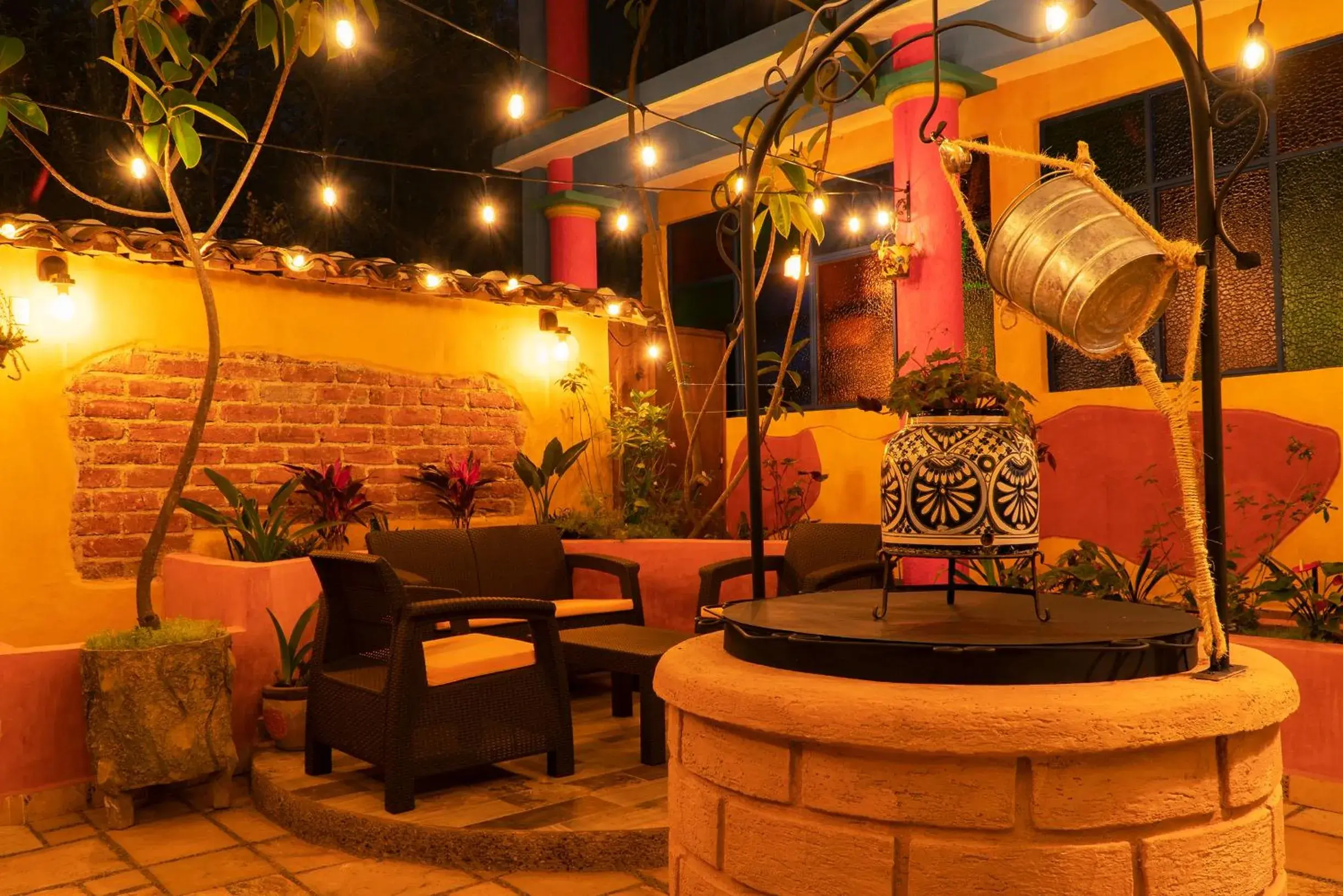 Patio in Hotel Tepeyac