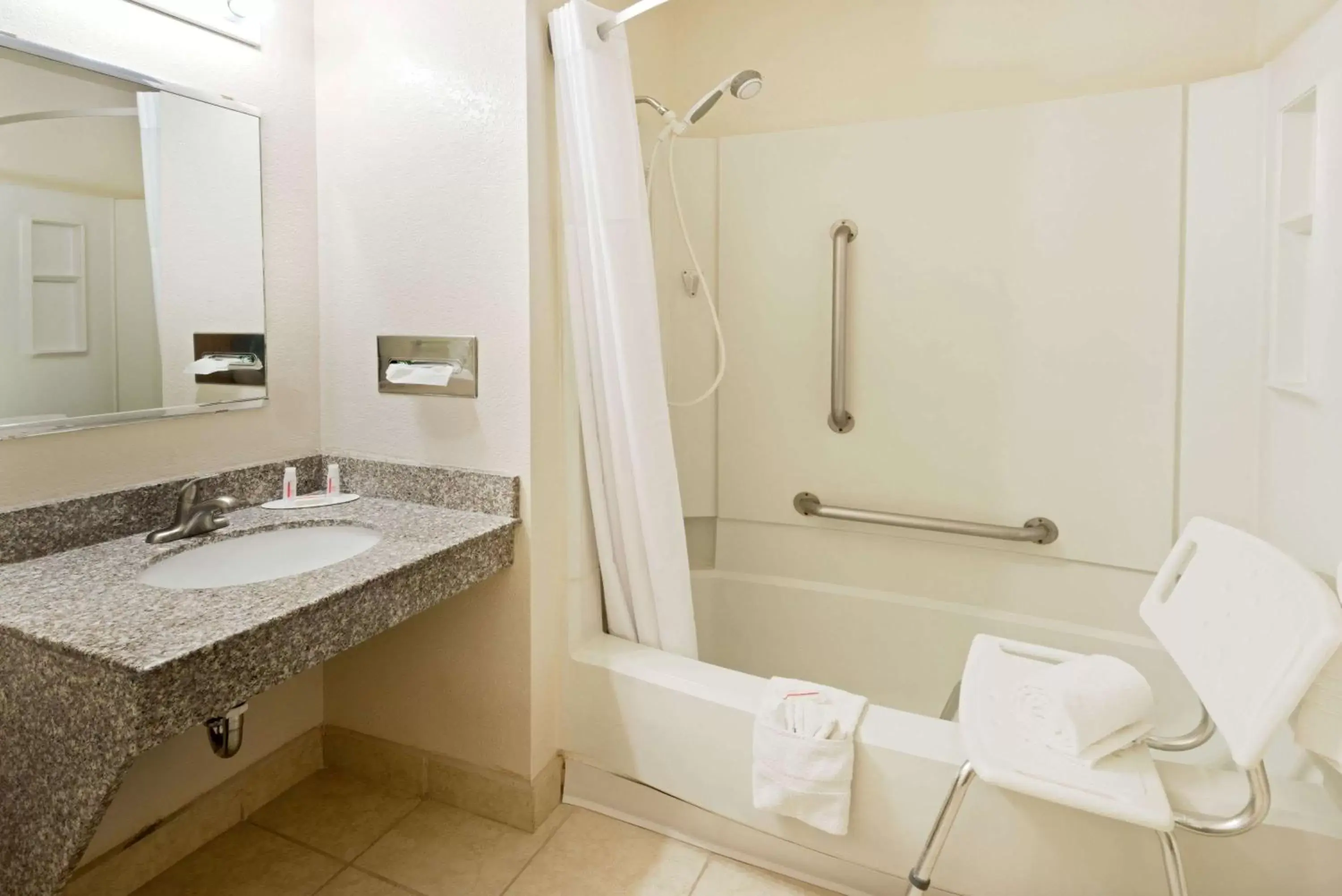 Bathroom in Super 8 by Wyndham Las Cruces/White Sands Area