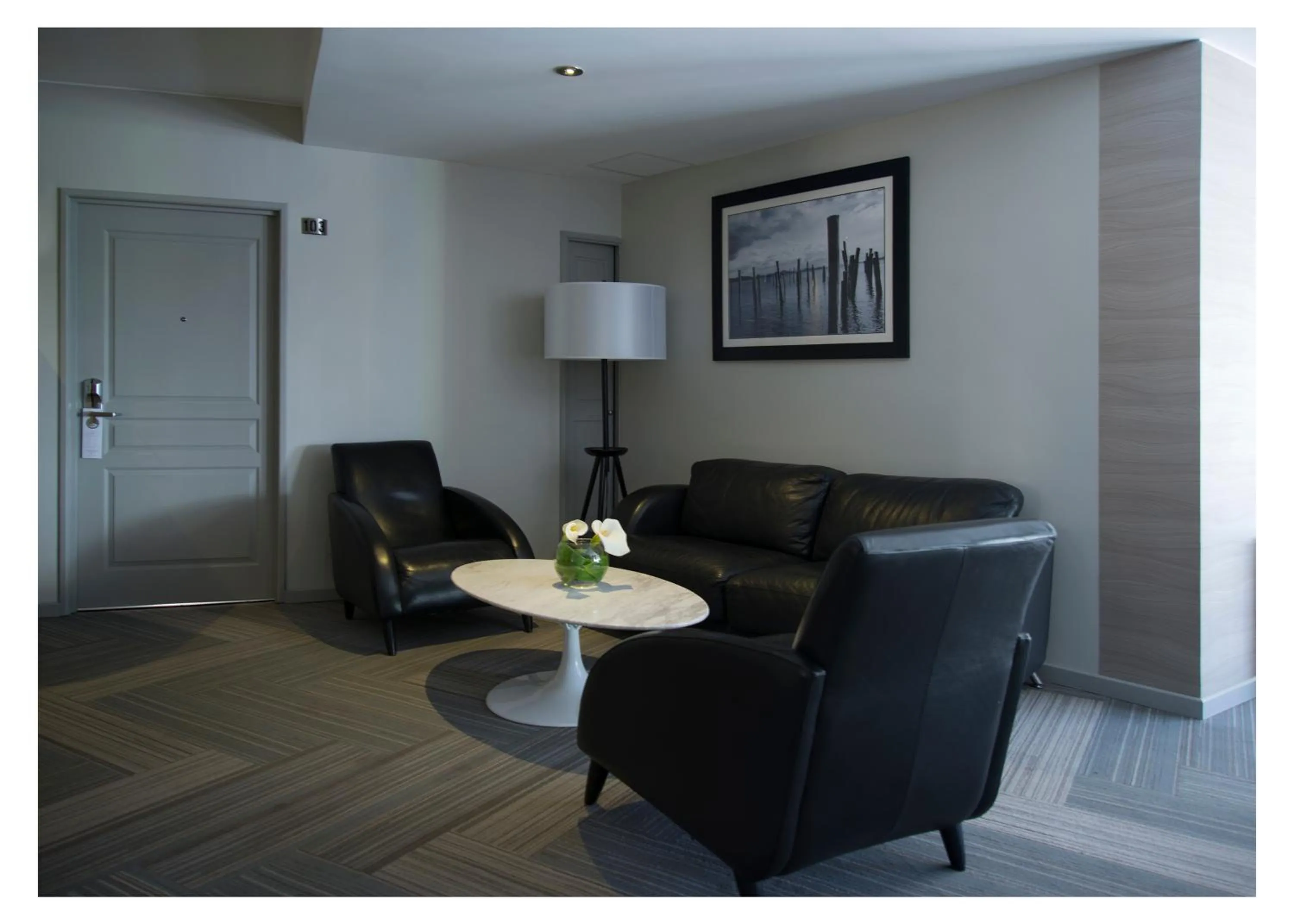 Living room in Casa Grande Suites