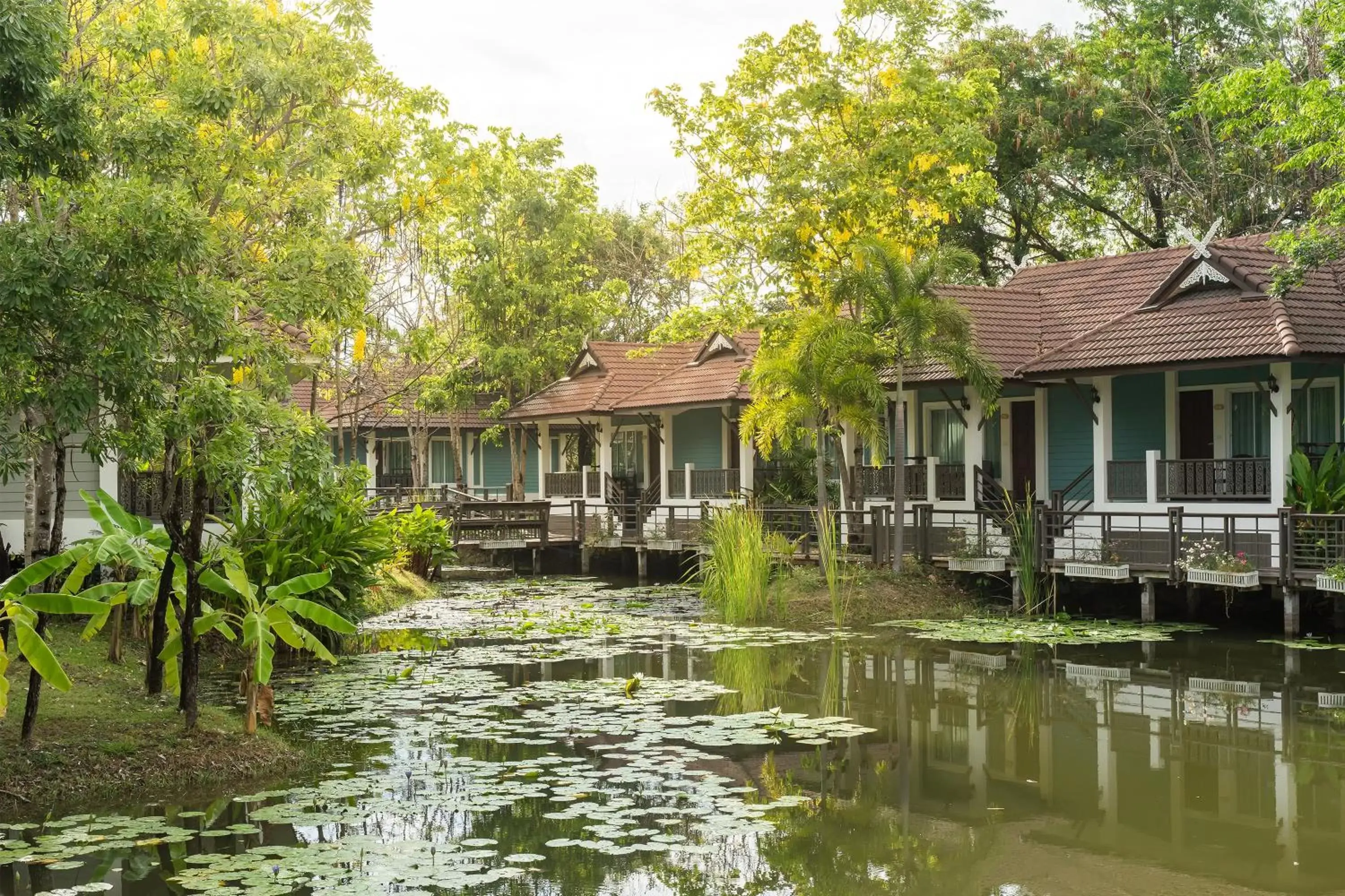 River view in Le Charme Sukhothai Historical Park River view in Le Charme Sukhothai Historical Park