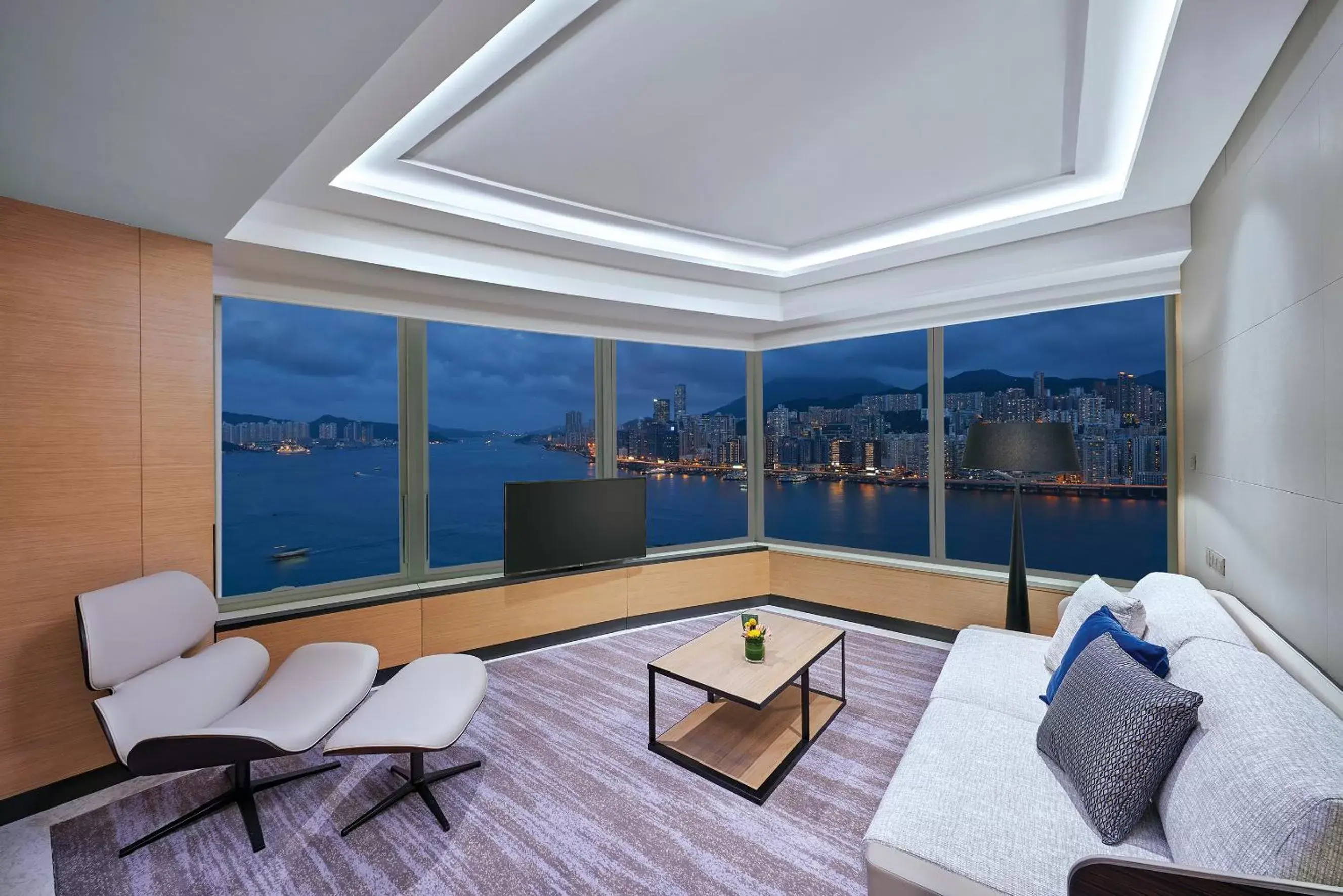 Living room in Harbour Grand Kowloon