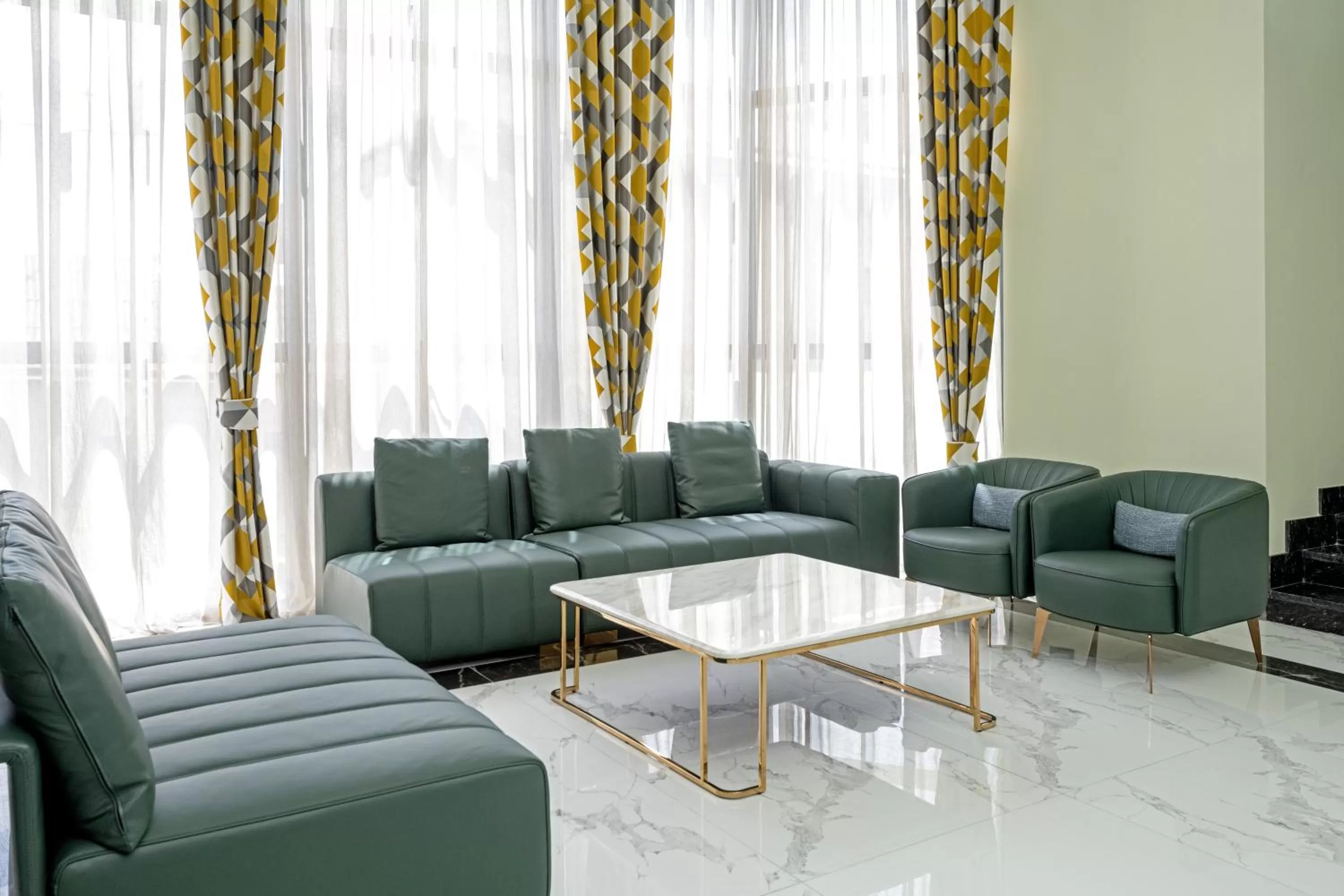 Seating area in Sphera by Stellar Hotels, Yerevan