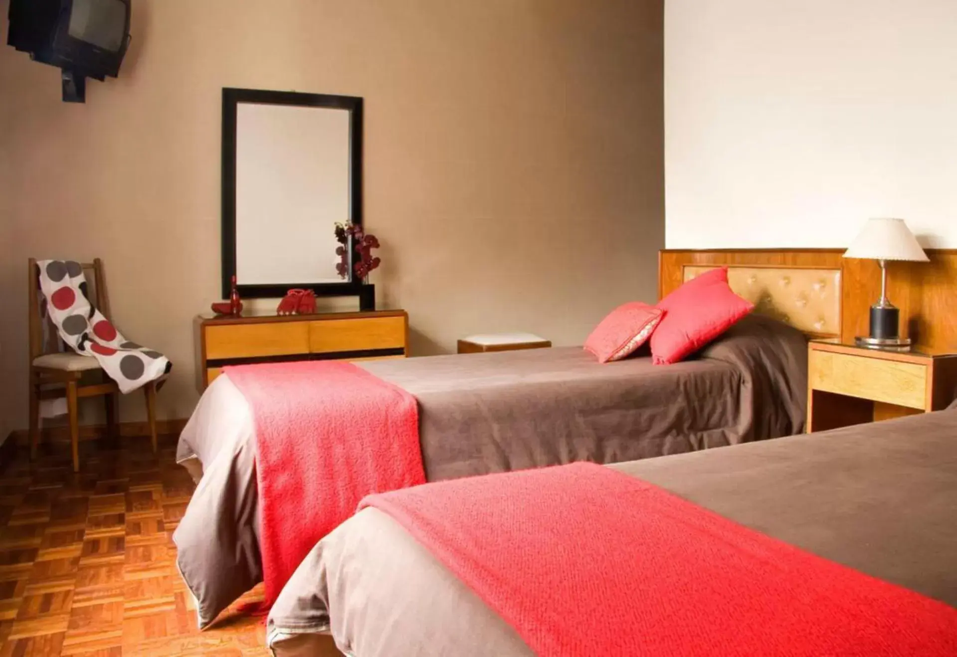 Bed in Petit Recoleta Suites Bed in Petit Recoleta Suites