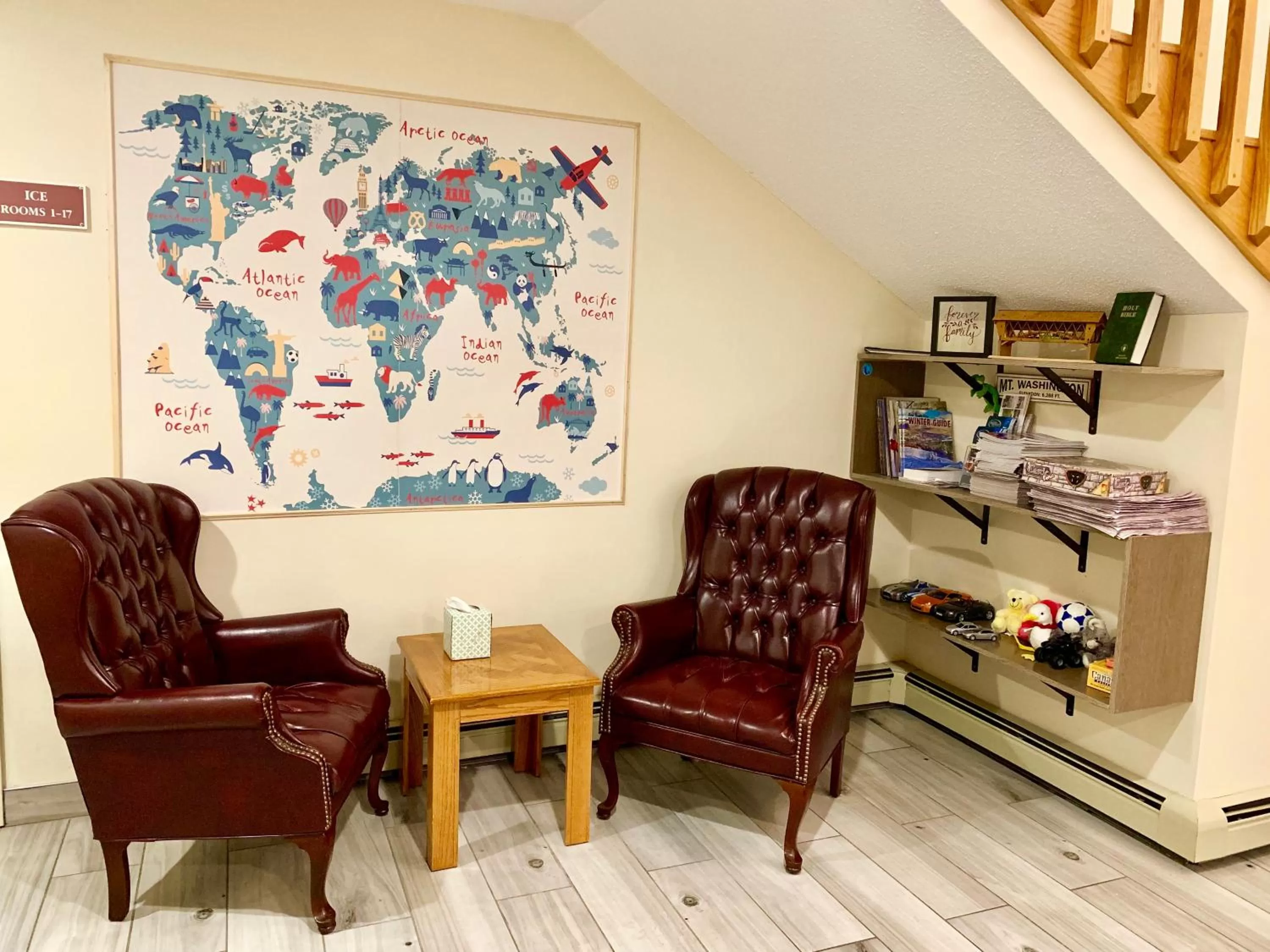 Living room in The Lodge at Jackson Village