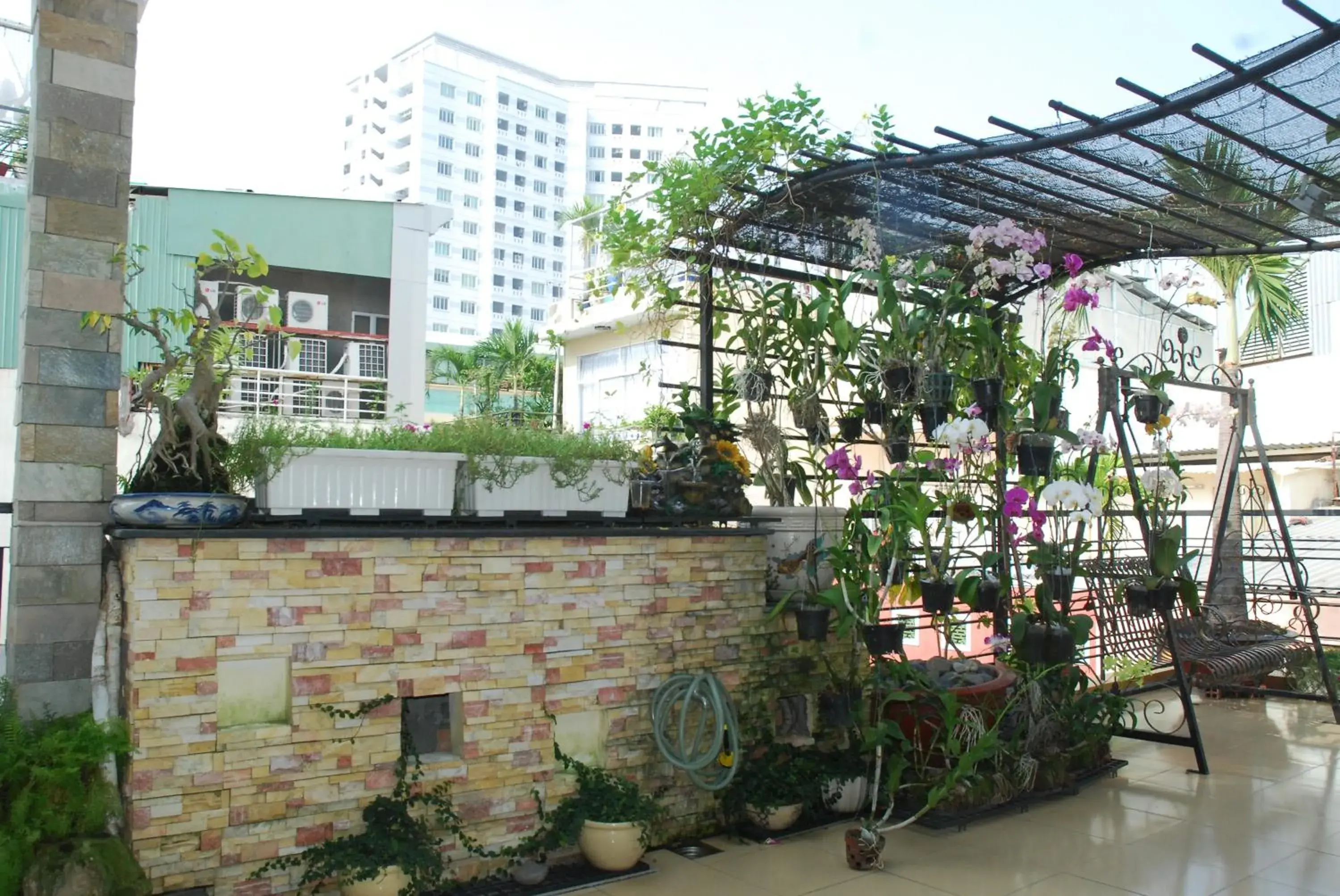 Garden in Ngoc Minh Hotel