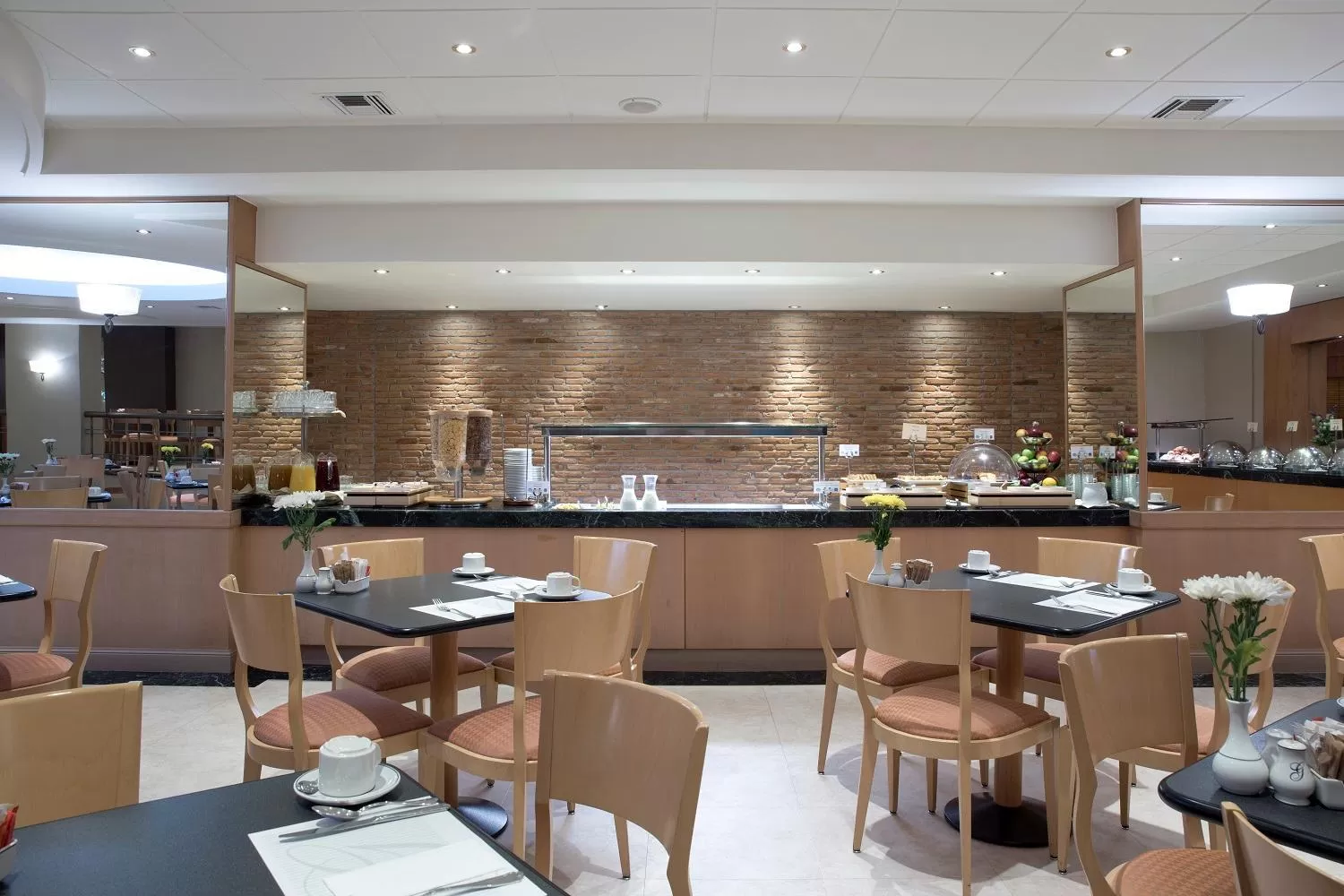 Dining area in Golden Age Athens Hotel