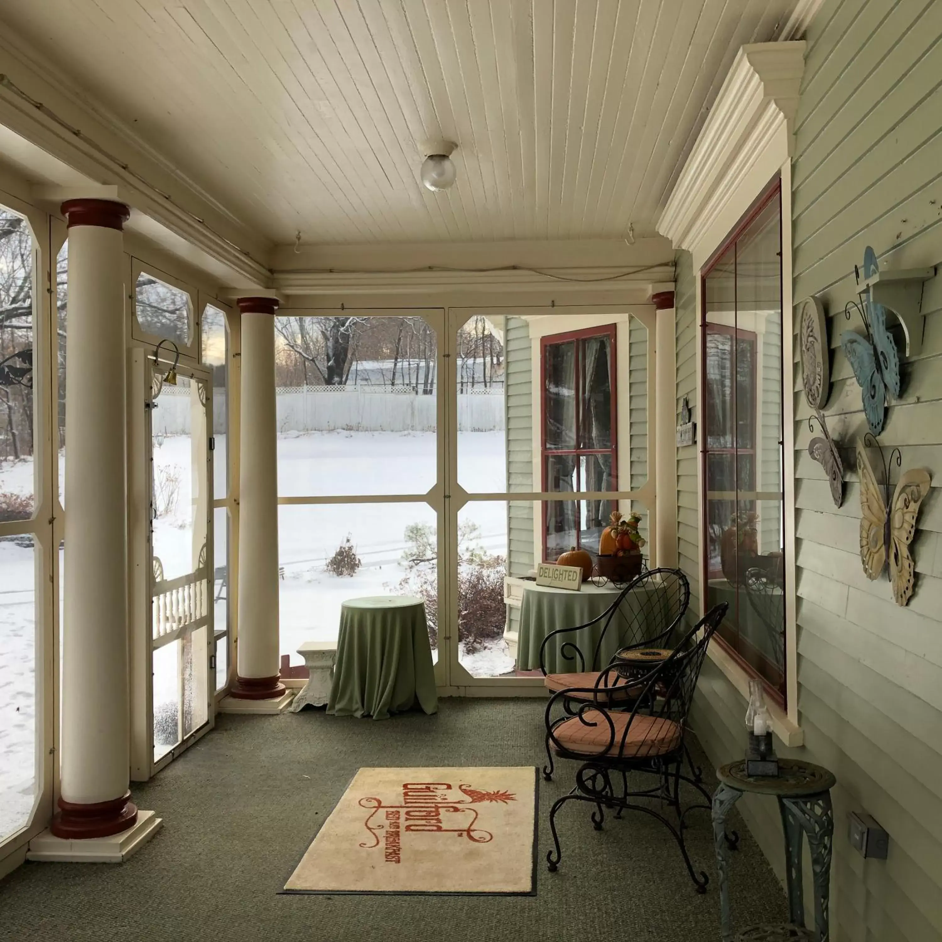 Patio in Guilford Bed and Breakfast