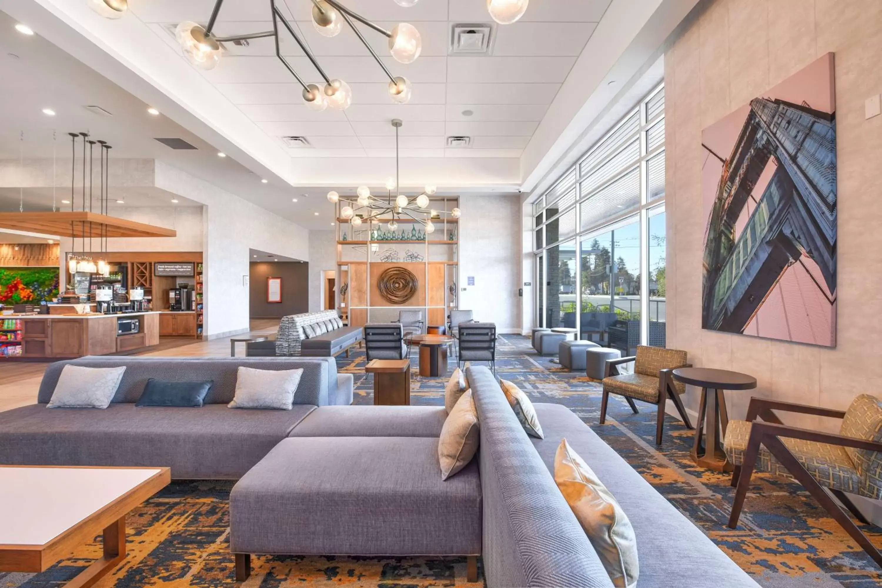 Lobby or reception, Seating Area in Hilton Garden Inn Fremont Milpitas