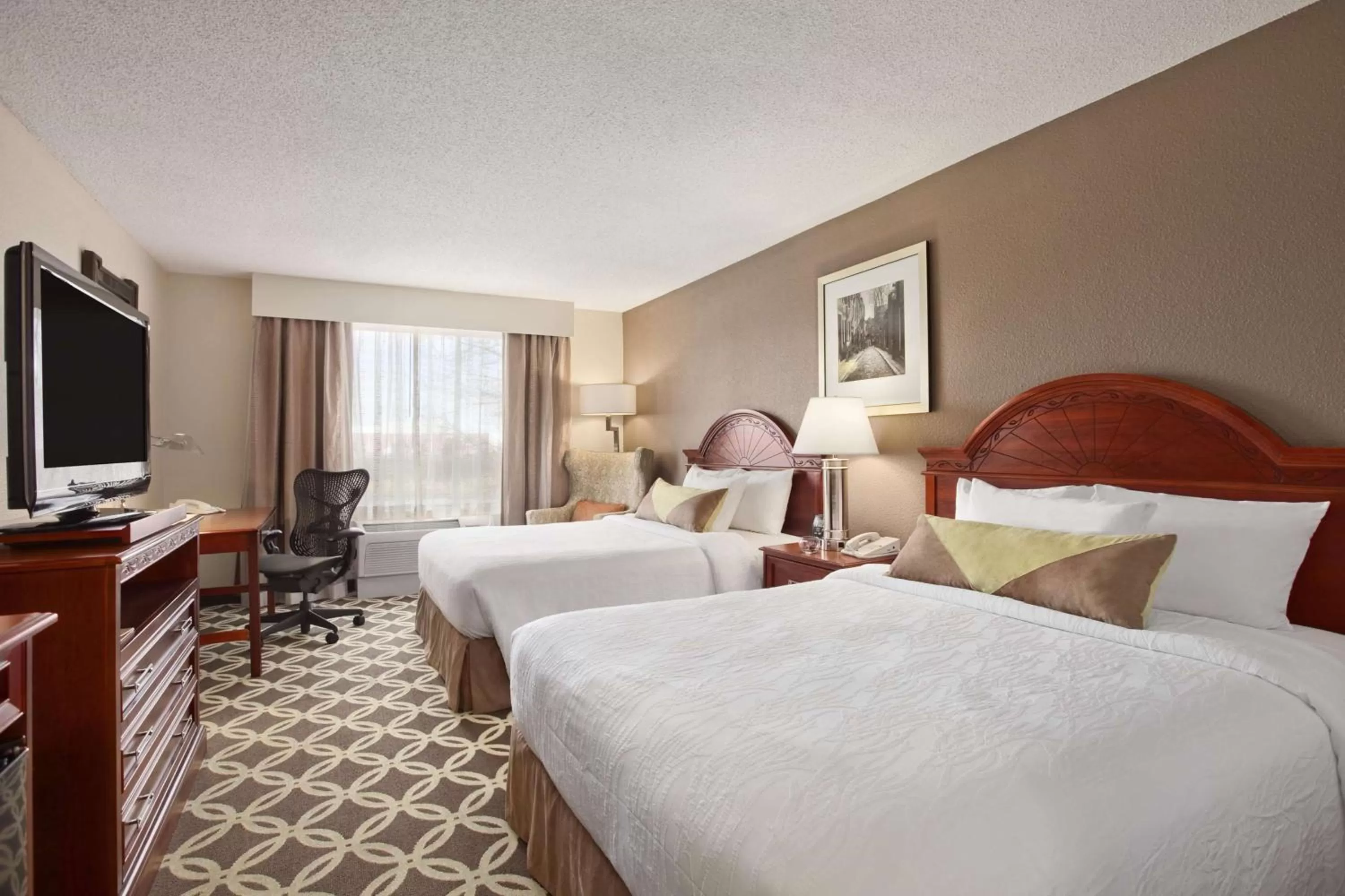 Double Room with Two Double Beds - Hearing Accessible in Hilton Garden Inn Boston-Burlington