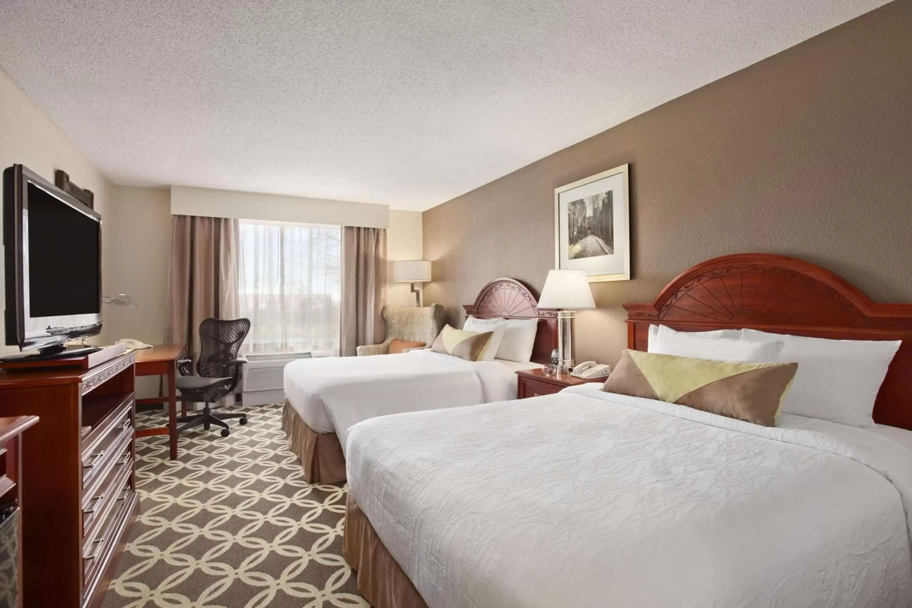 Bed in Hilton Garden Inn Boston-Burlington