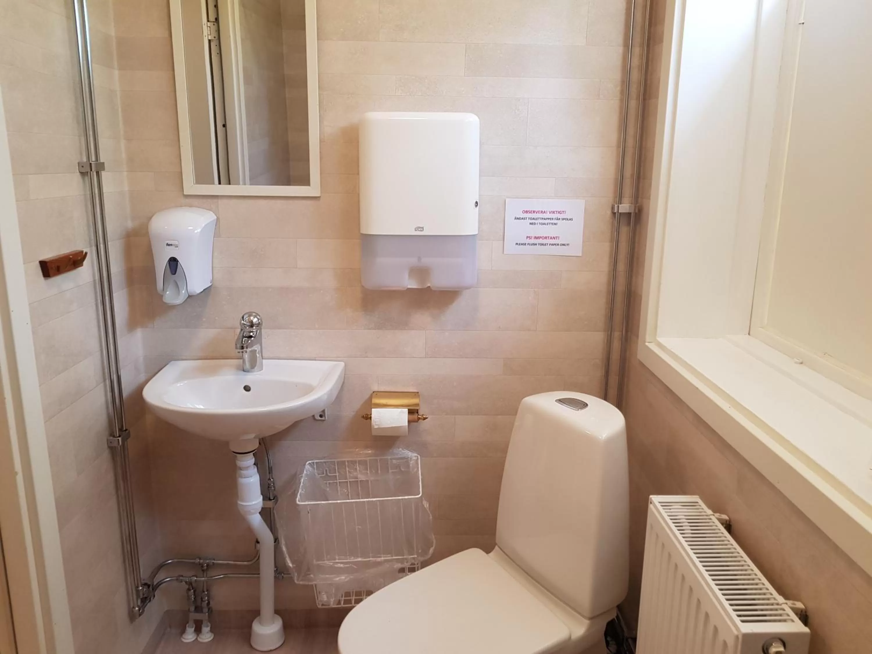 Area and facilities in Brukshotellet Skinnsberg