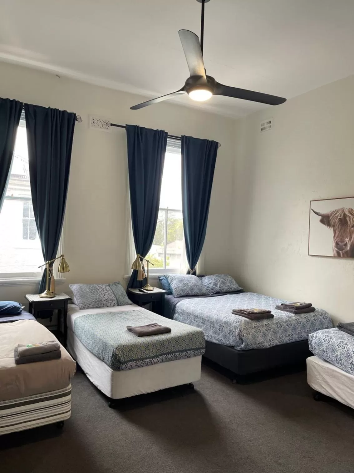 Bed in The Royal Mail Hotel Braidwood