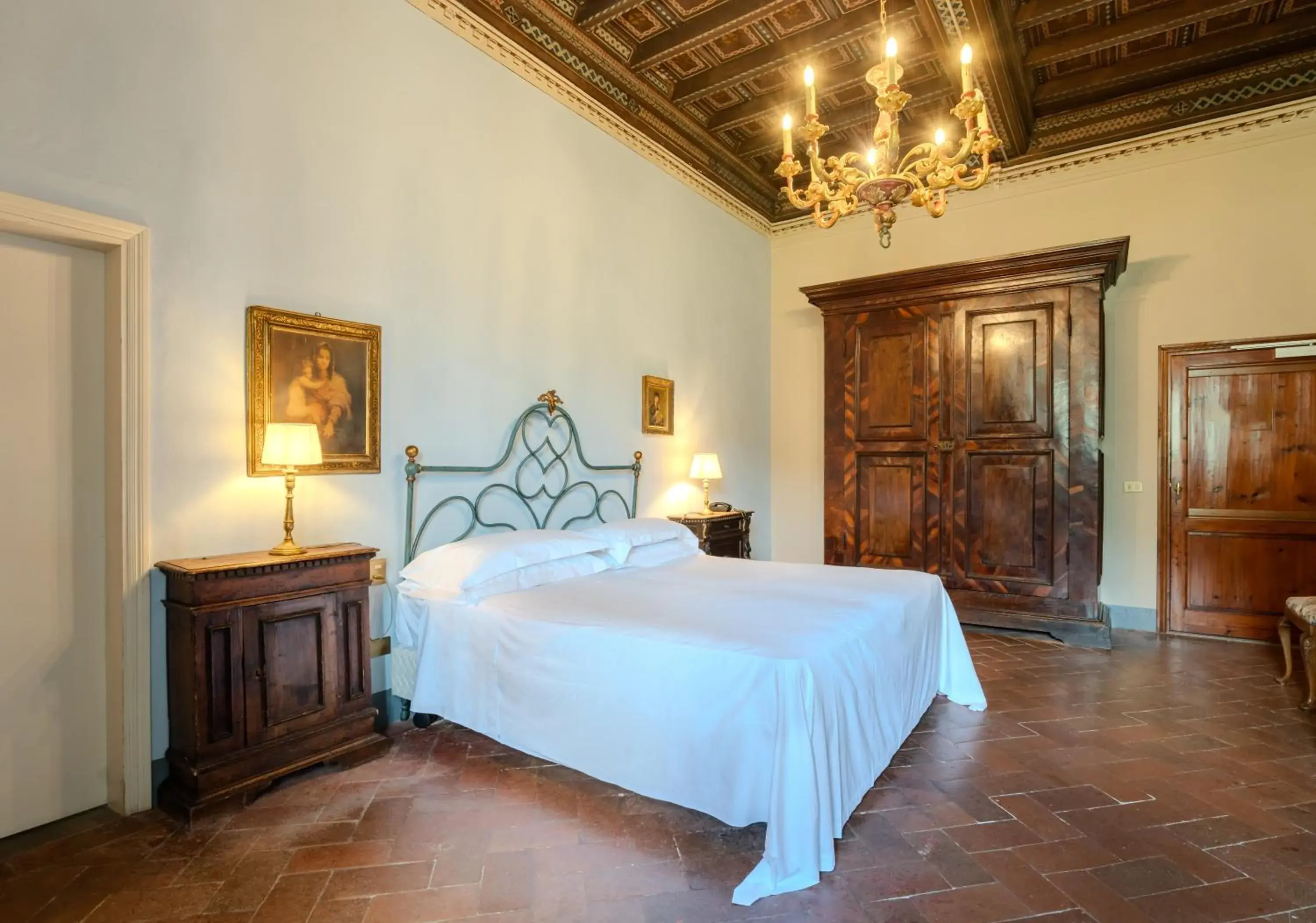 Bed in Villa Pitiana