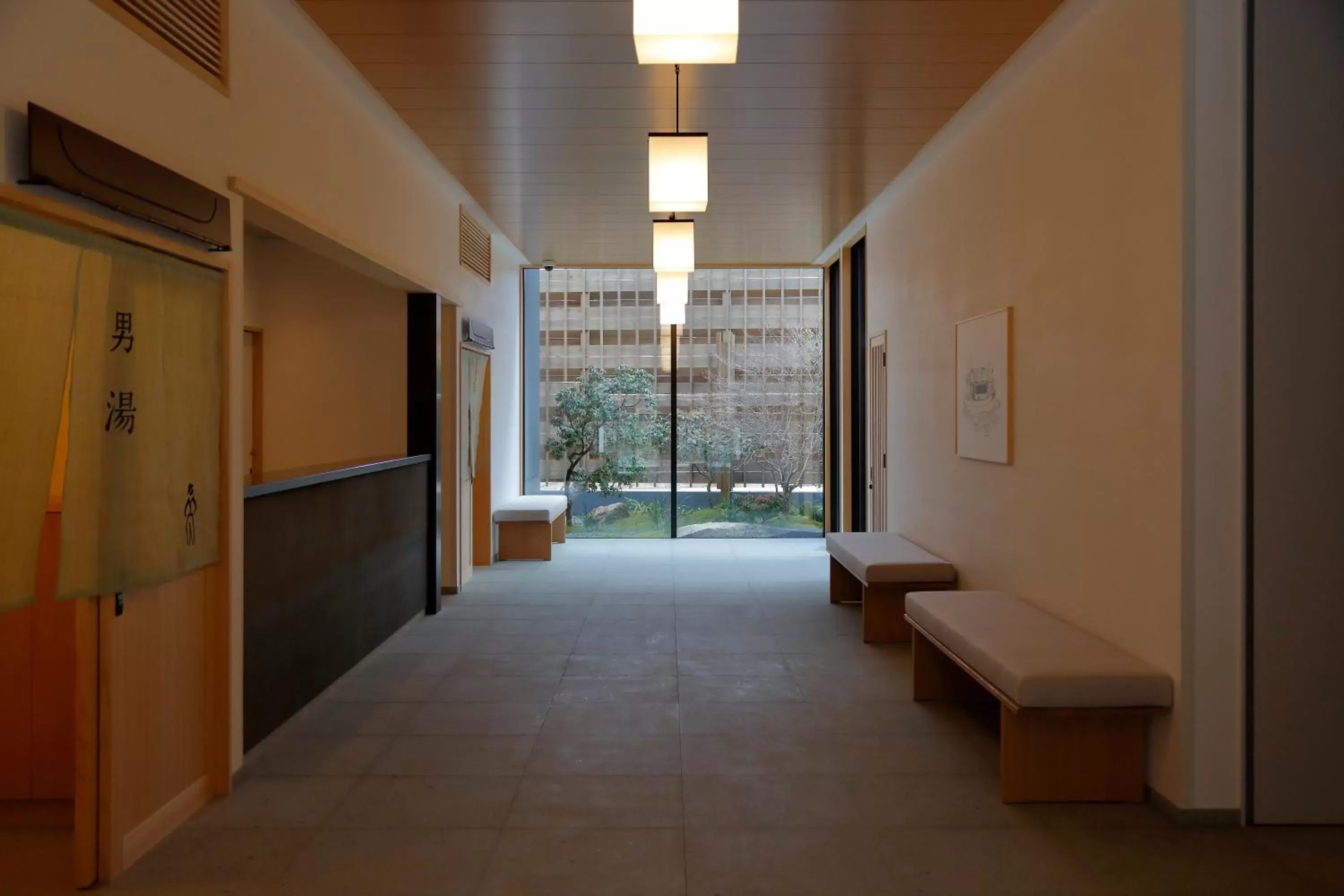 Lobby or reception in yubune Lobby or reception in yubune