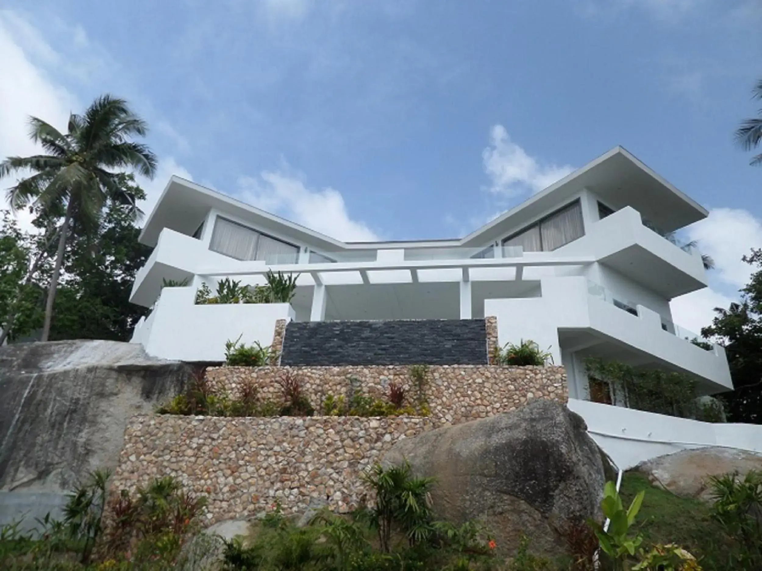 Facade/entrance, Property Building in Tropical Sea View Residence