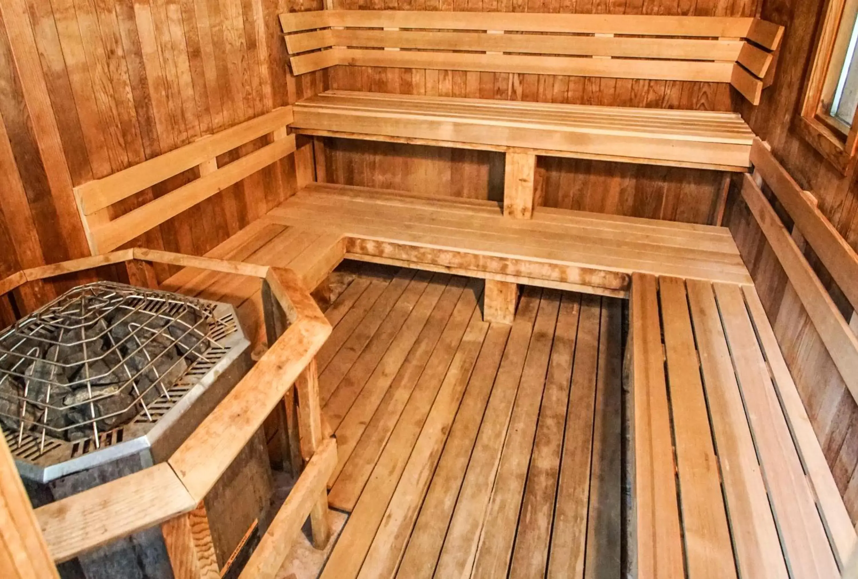 Sauna in Sea Mist Resort, a VRI resort
