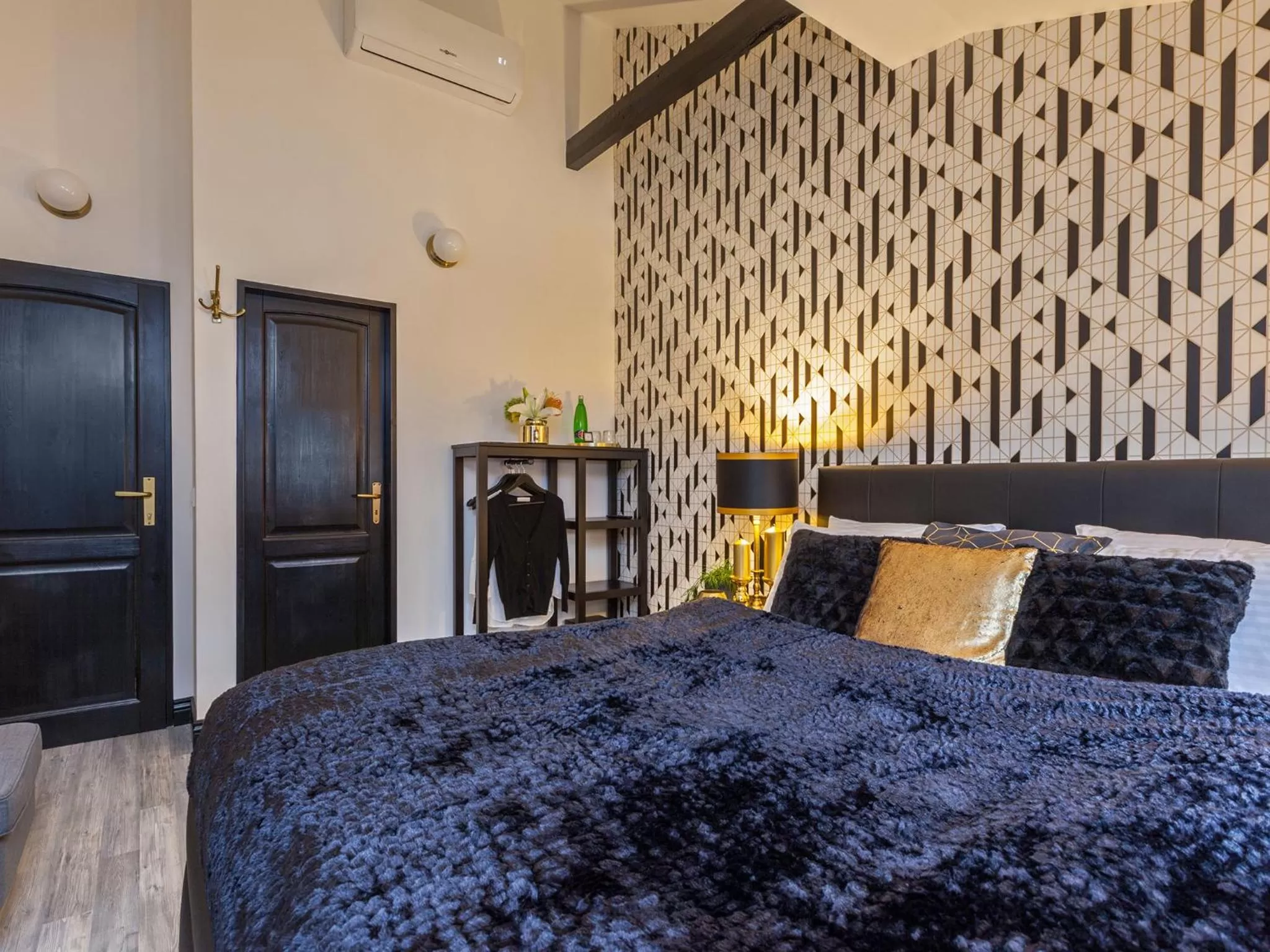 Bedroom, Bed in Golden Prague Rooms