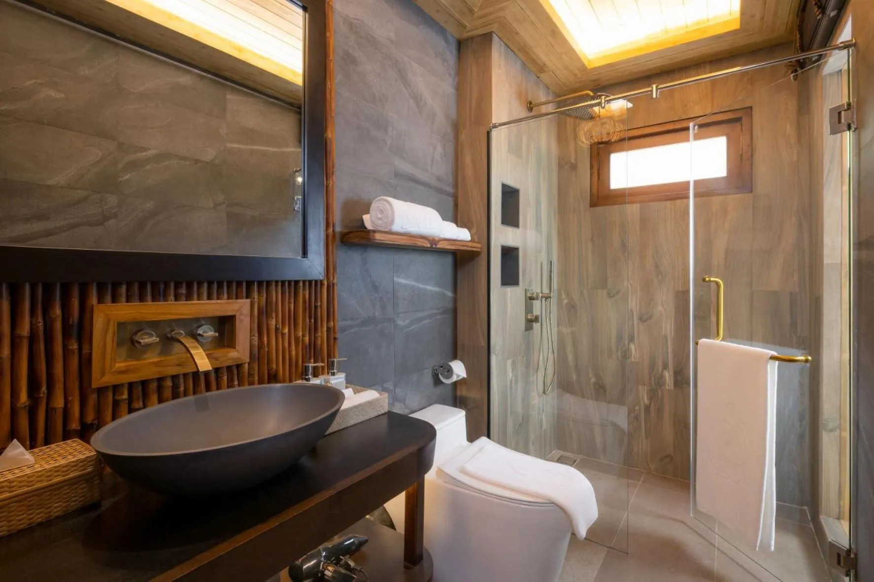 Shower in SINAE Phuket Luxury Hotel