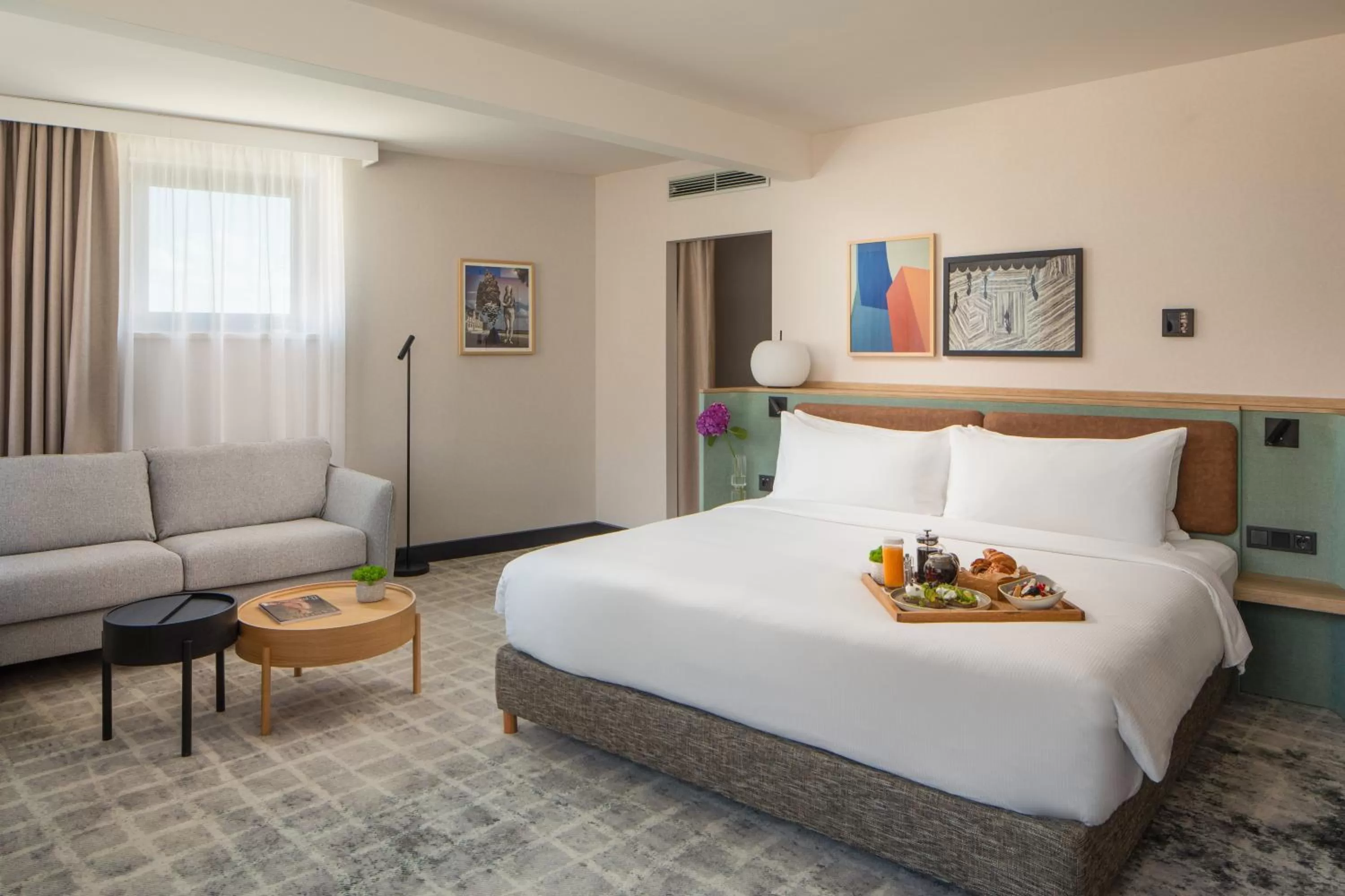 Photo of the whole room, Bed in Crowne Plaza Budapest by IHG