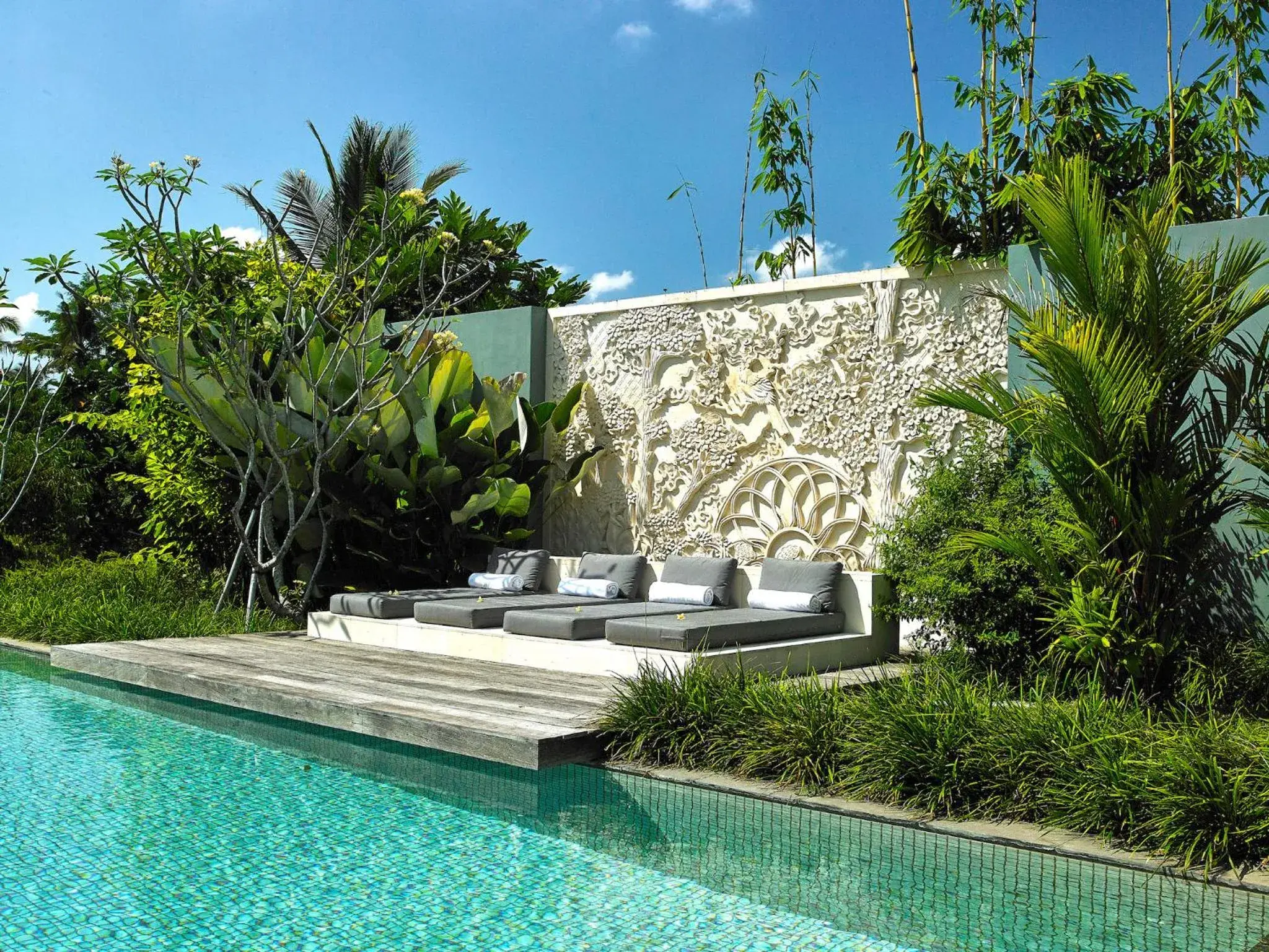 Seating area, Swimming Pool in The Purist Villas & Spa Ubud