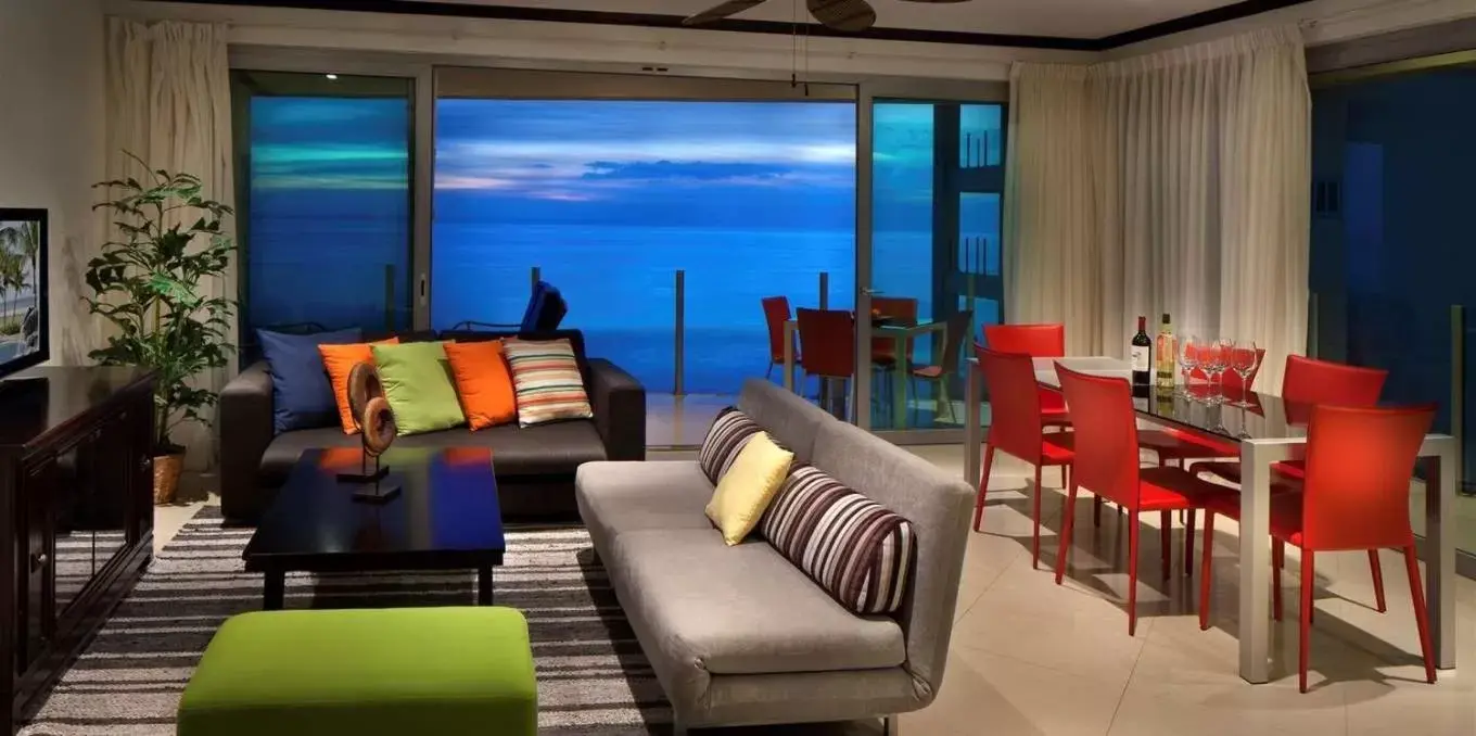 Living room in Best in Jaco Condos at Diamante del Sol