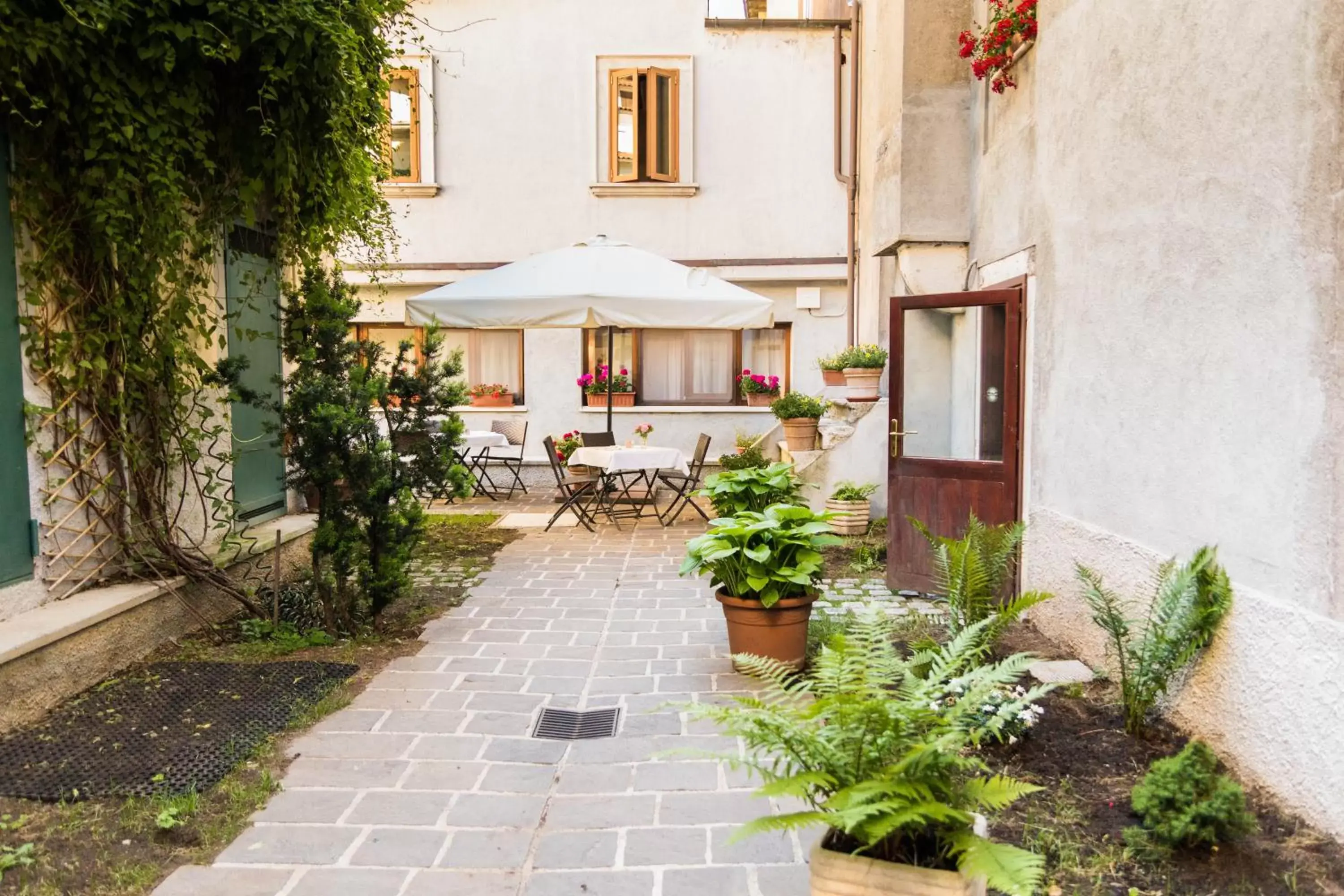 Patio in Hotel Alle Vecchie Arcate