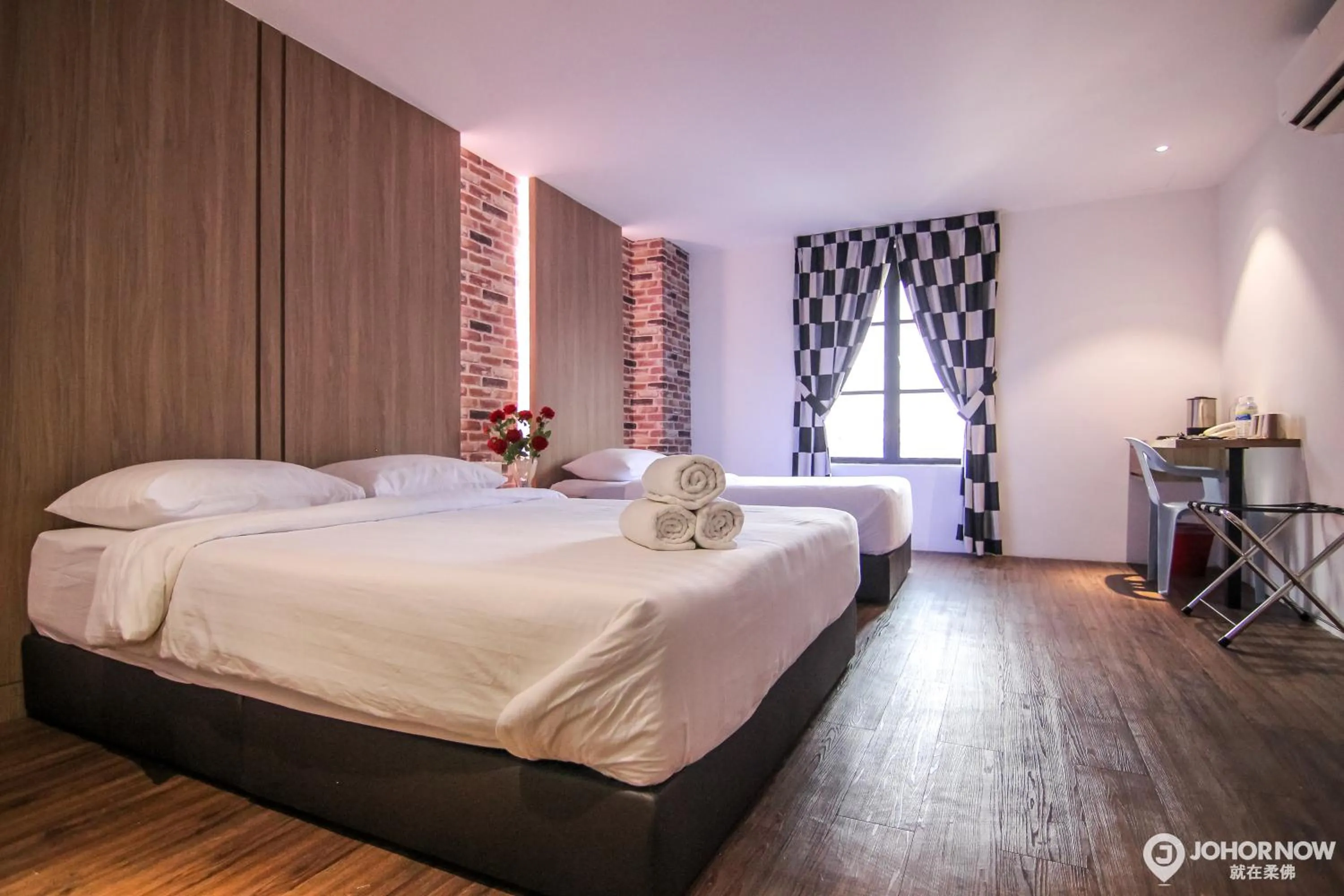 Bed in Stella Hotel Johor Bahru