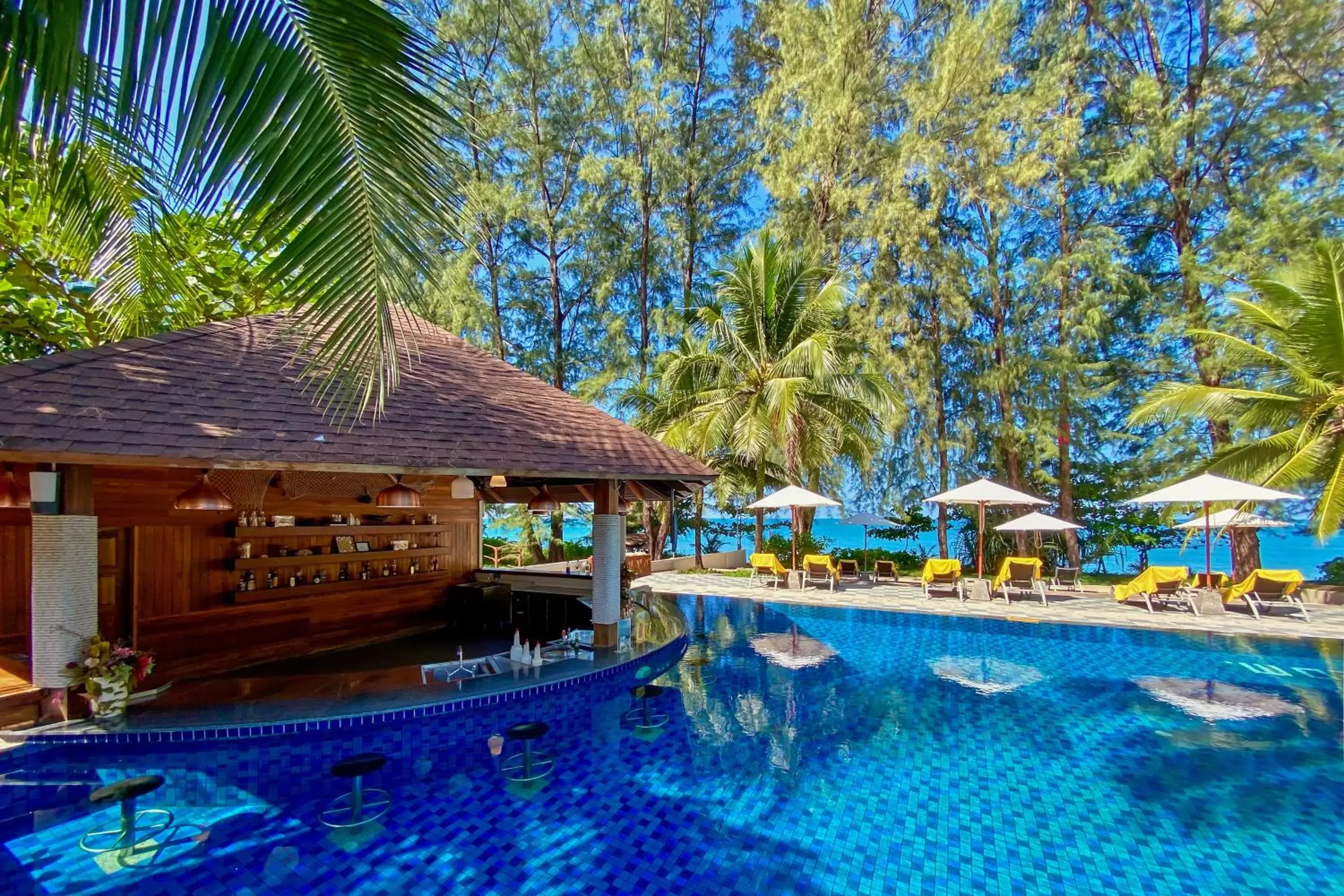 Lounge or bar, Swimming Pool in X10 Khaolak Resort SHA Plus