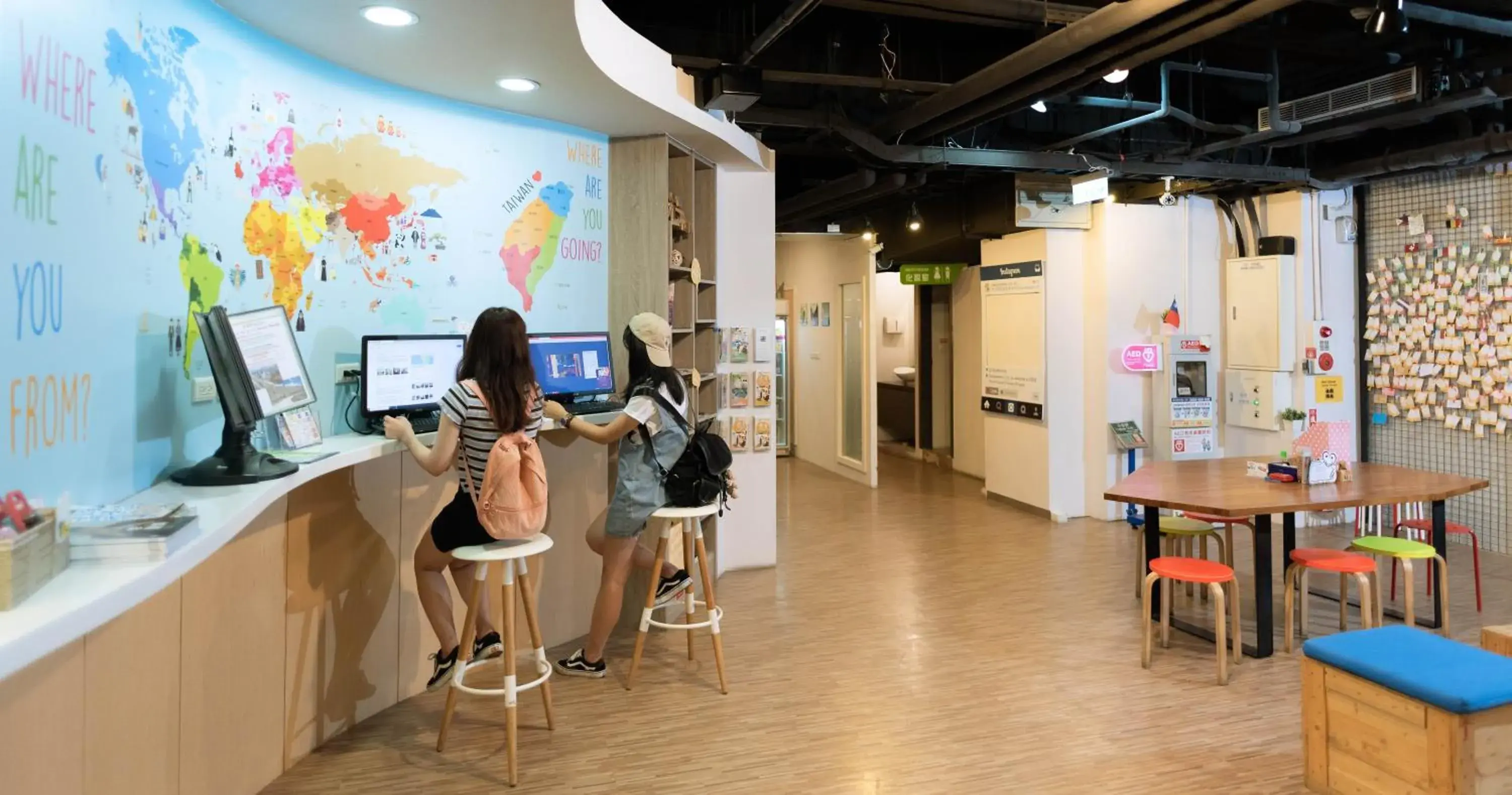 Lobby or reception in Uno Backpackers Inn Lobby or reception in Uno Backpackers Inn