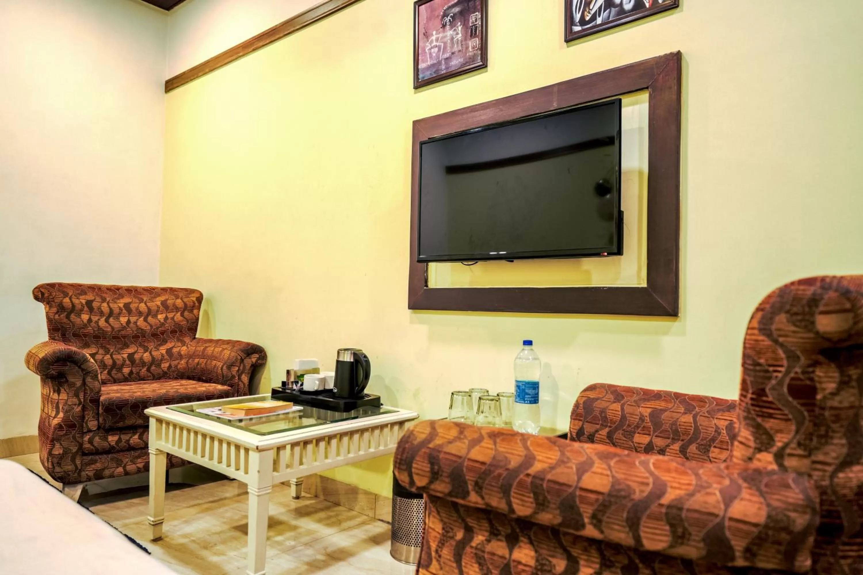 Seating area in Hotel Seven- Center of City Chandigarh