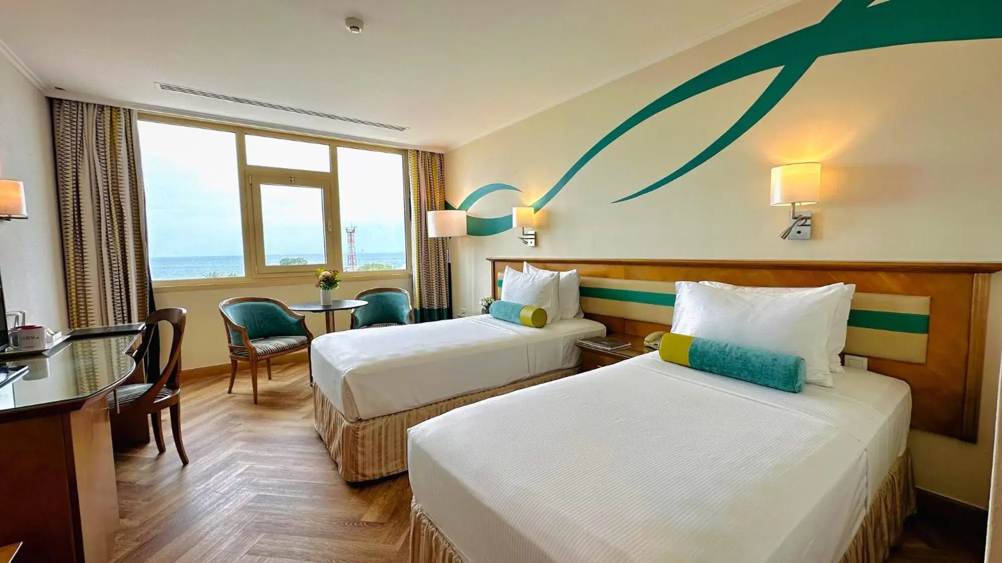 Bedroom, Bed in Coral Beach Resort Sharjah