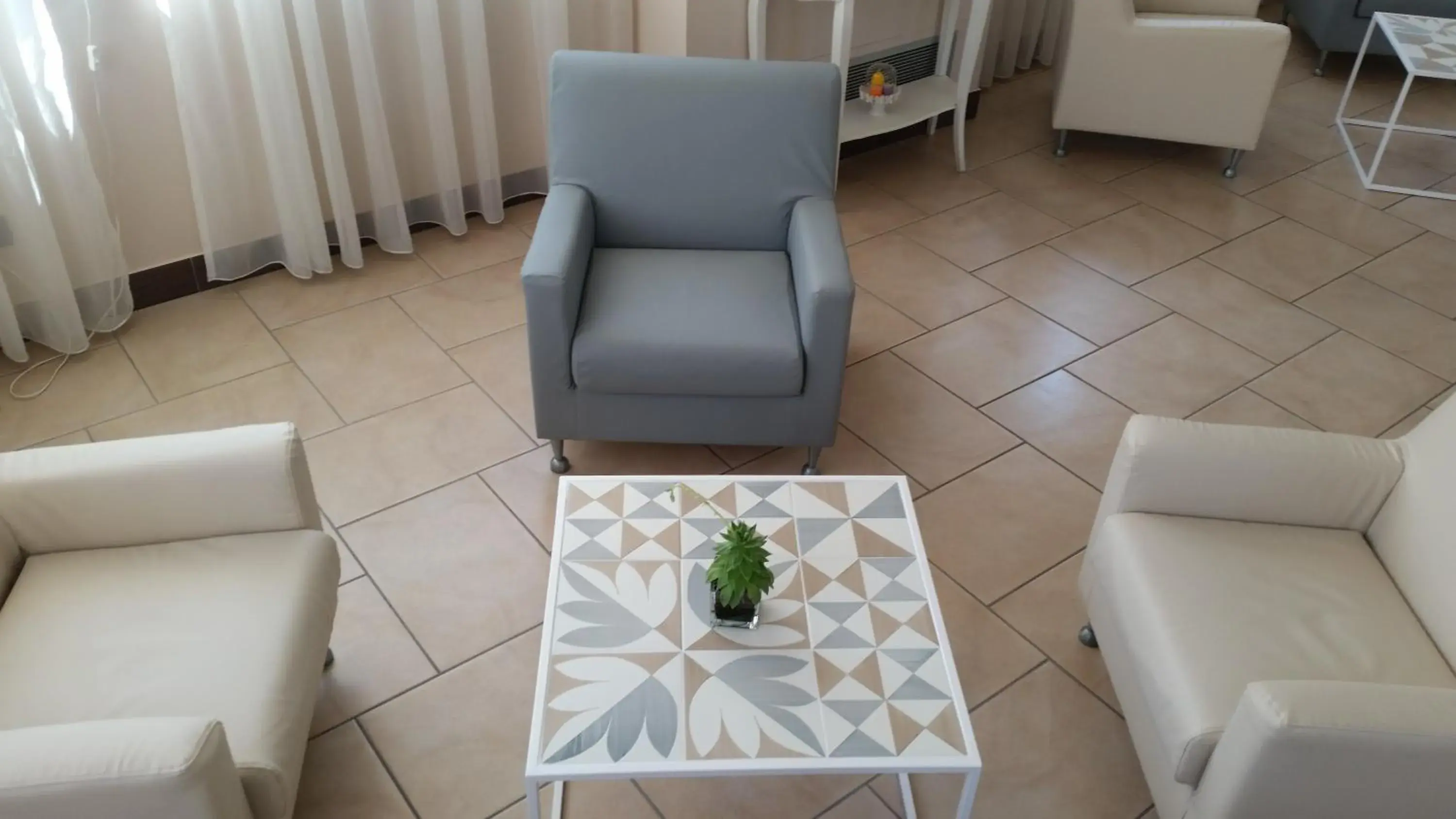 Decorative detail, Seating Area in Hotel Leone