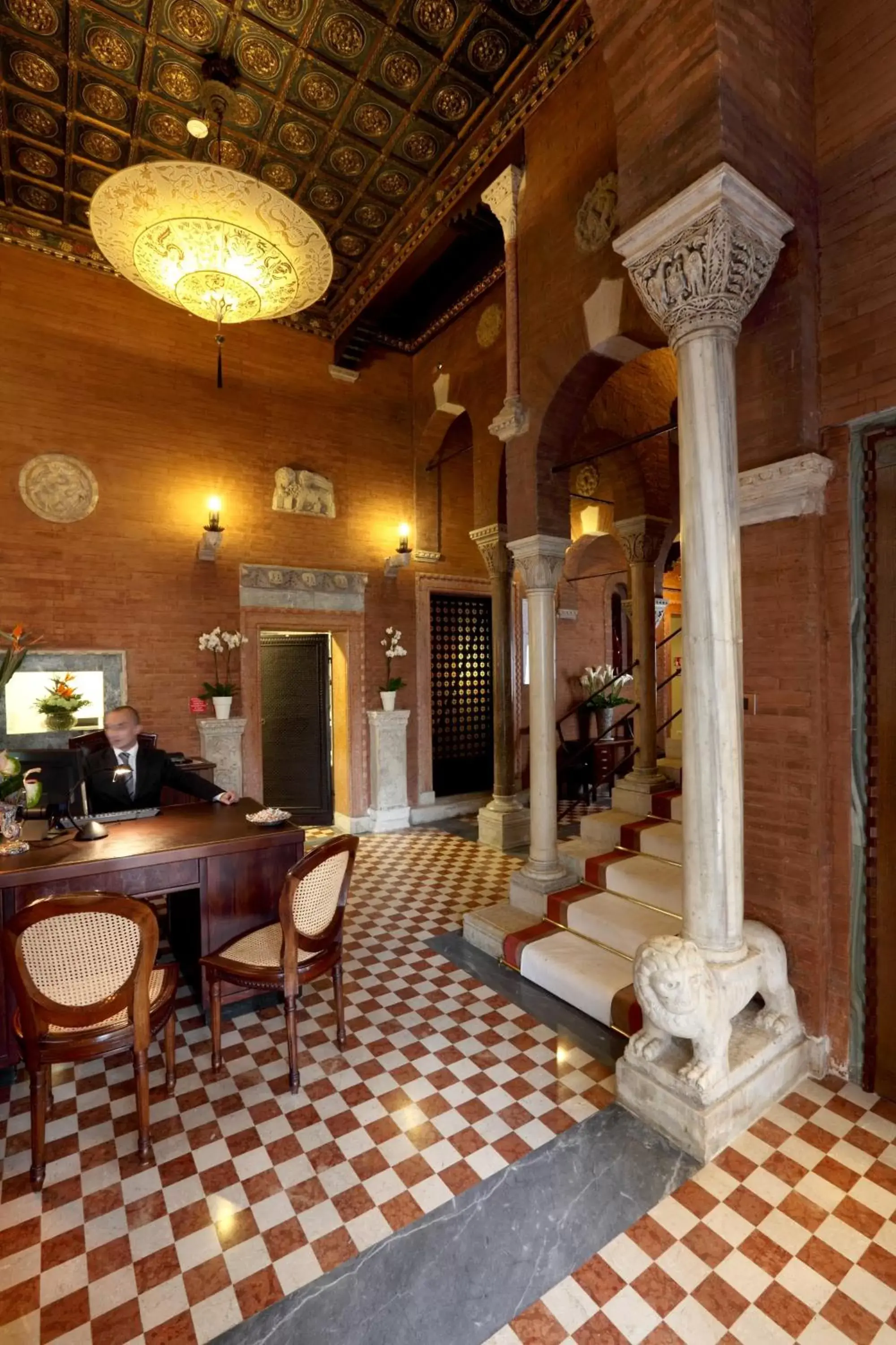 Lobby or reception in Hotel Palazzo Stern