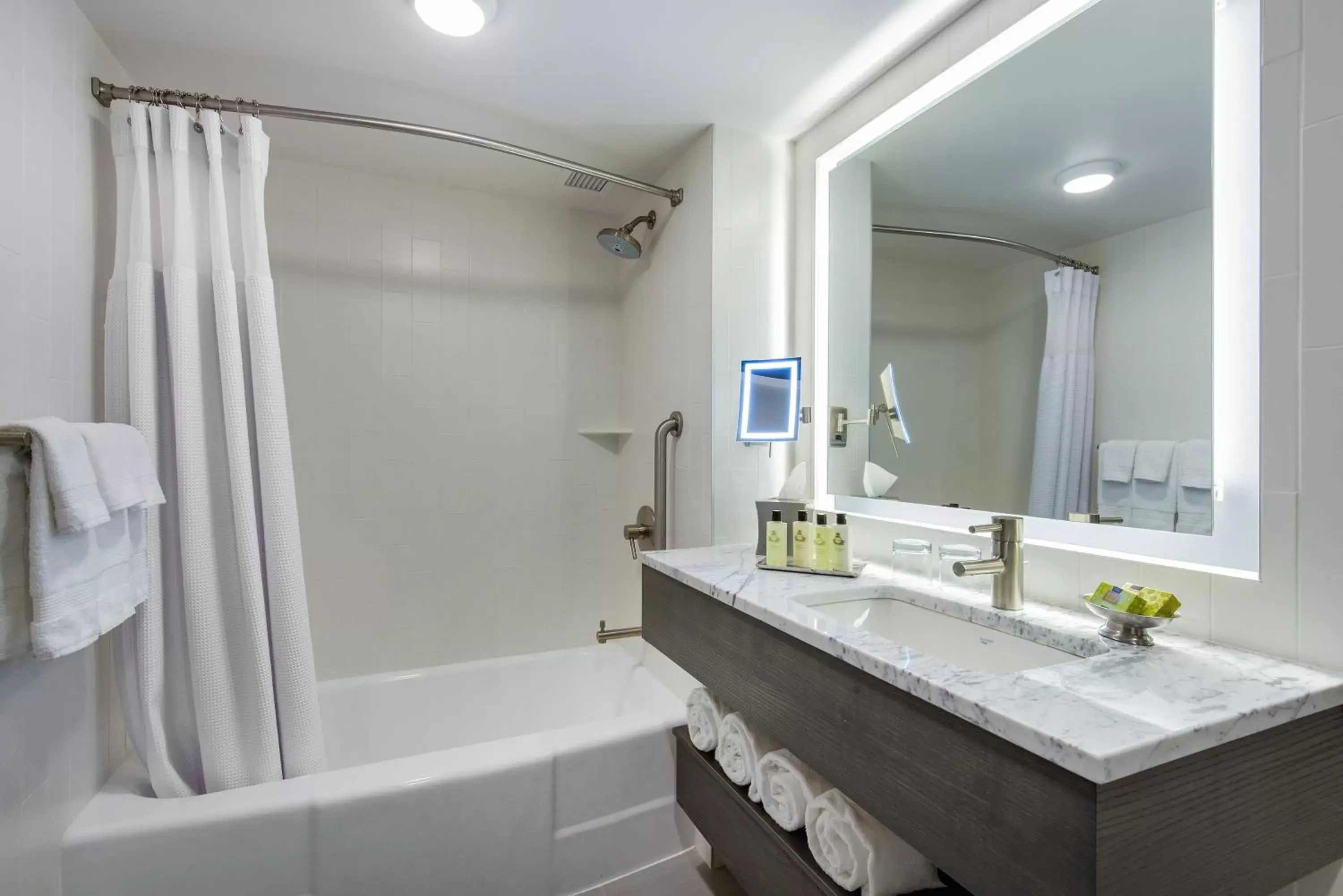 Bedroom, Bathroom in InterContinental St. Paul Riverfront, an IHG Hotel