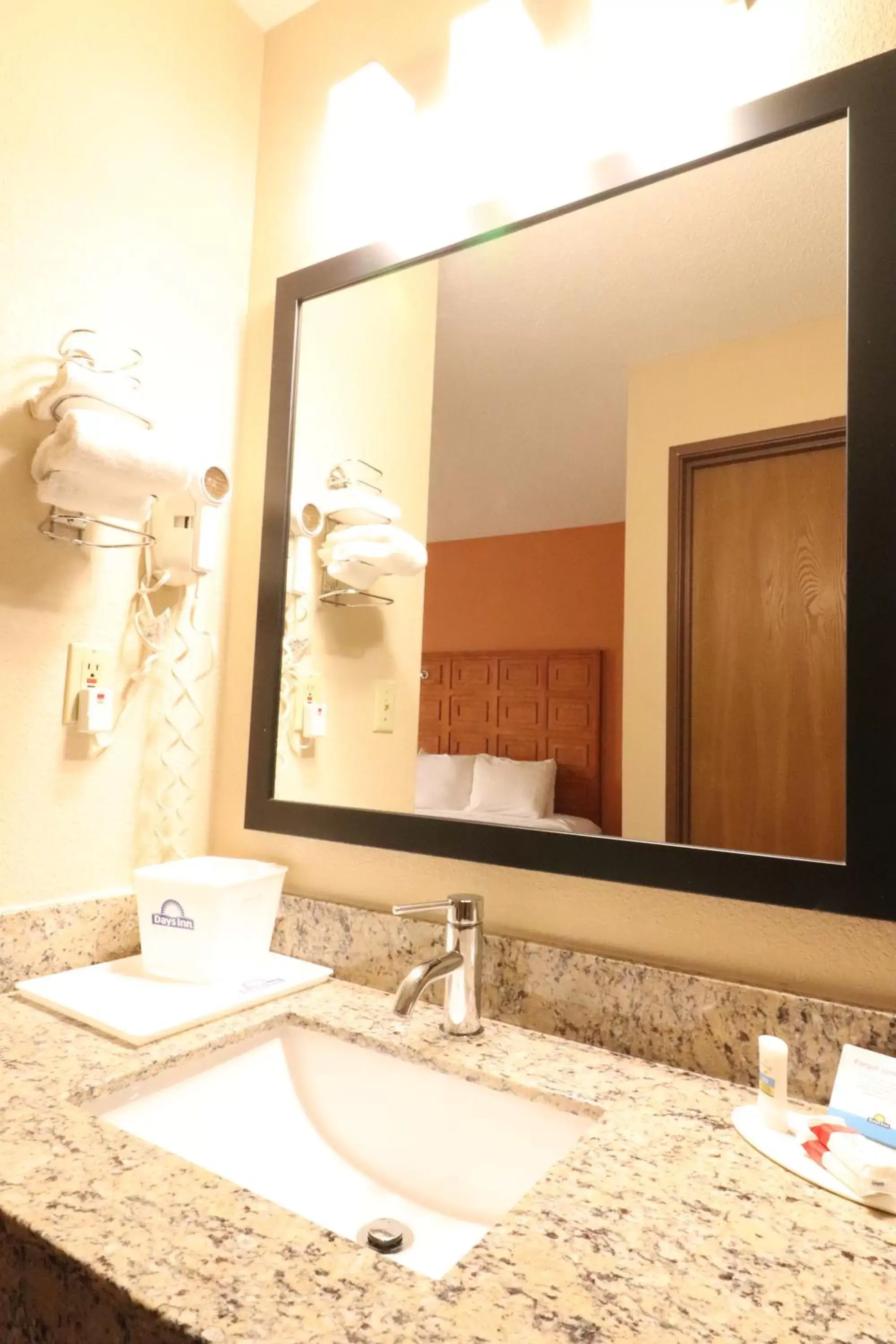 Bathroom in Days Inn by Wyndham Black River Falls - Access to ATV Trail