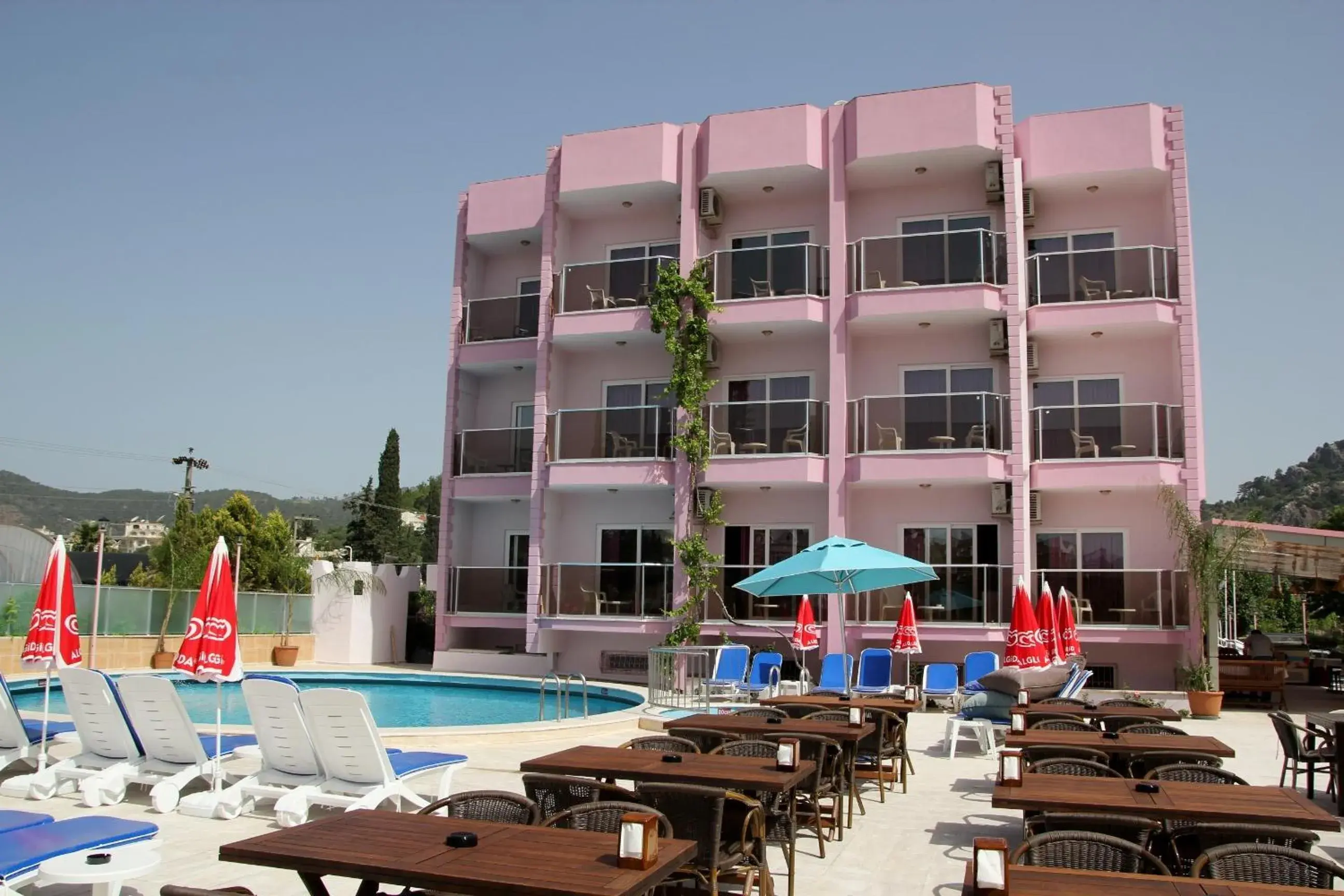 Bird's eye view, Property Building in Rosy Hotel Marmaris