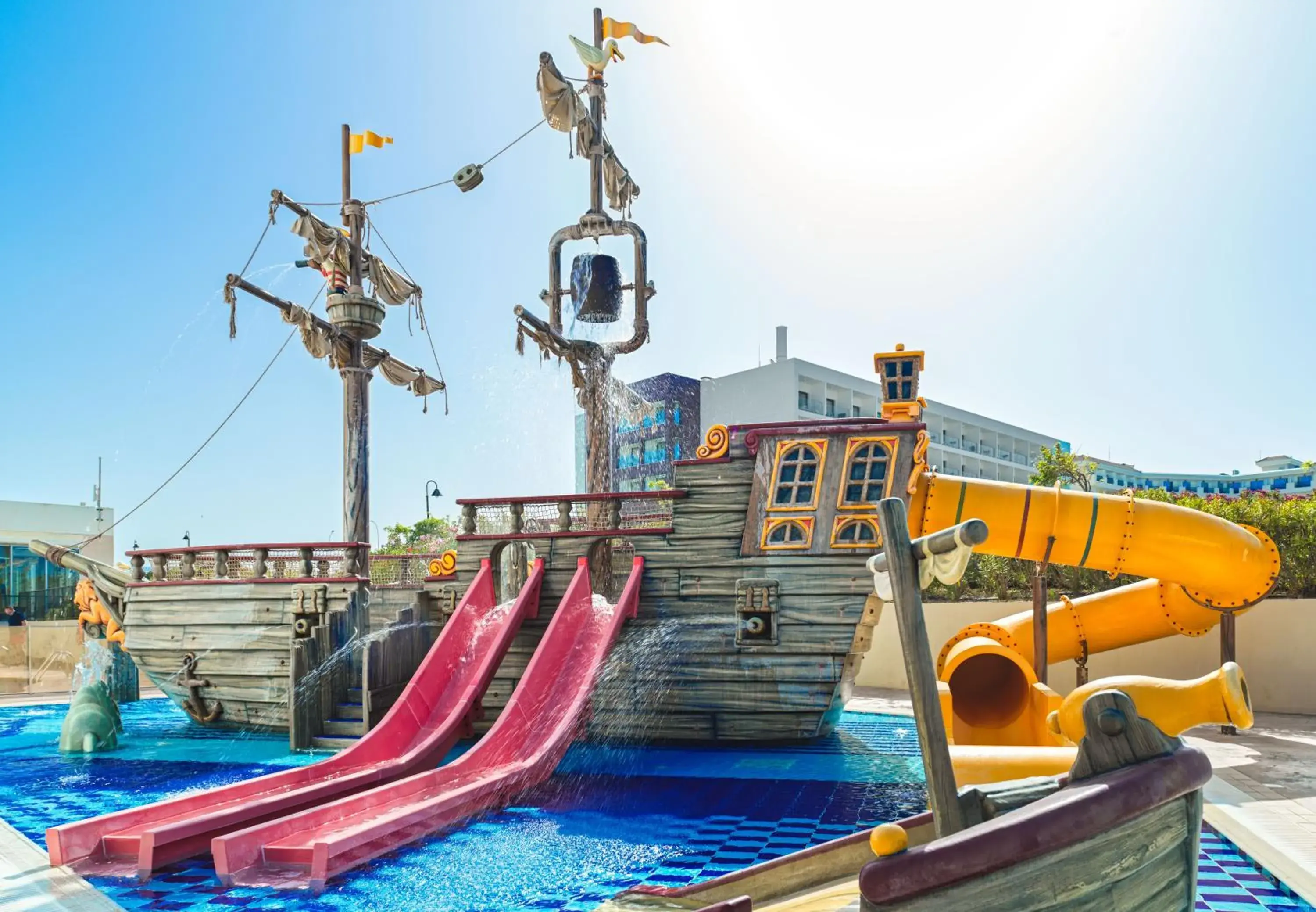 Children play ground, Water Park in Leonardo Cypria Bay