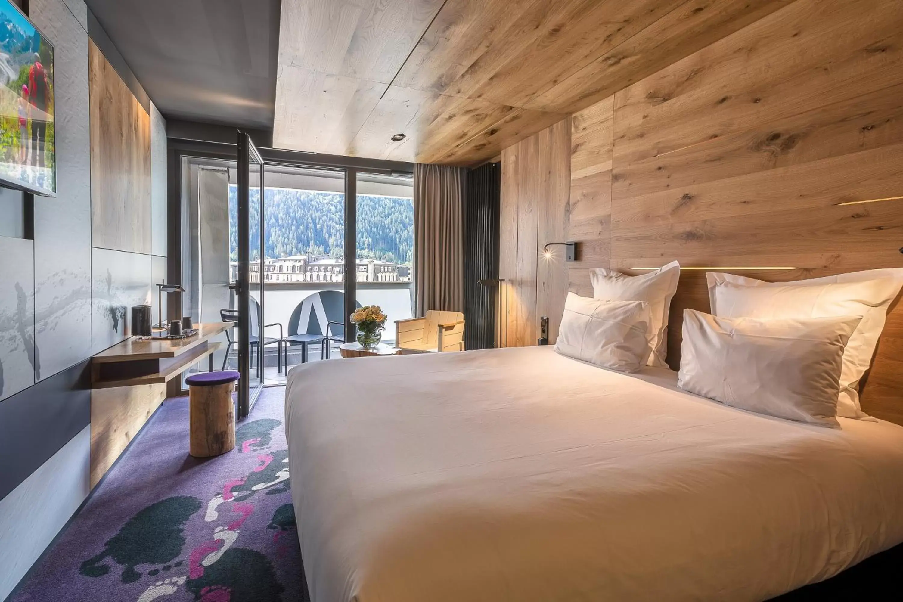 Bedroom in Alpina Eclectic Hotel