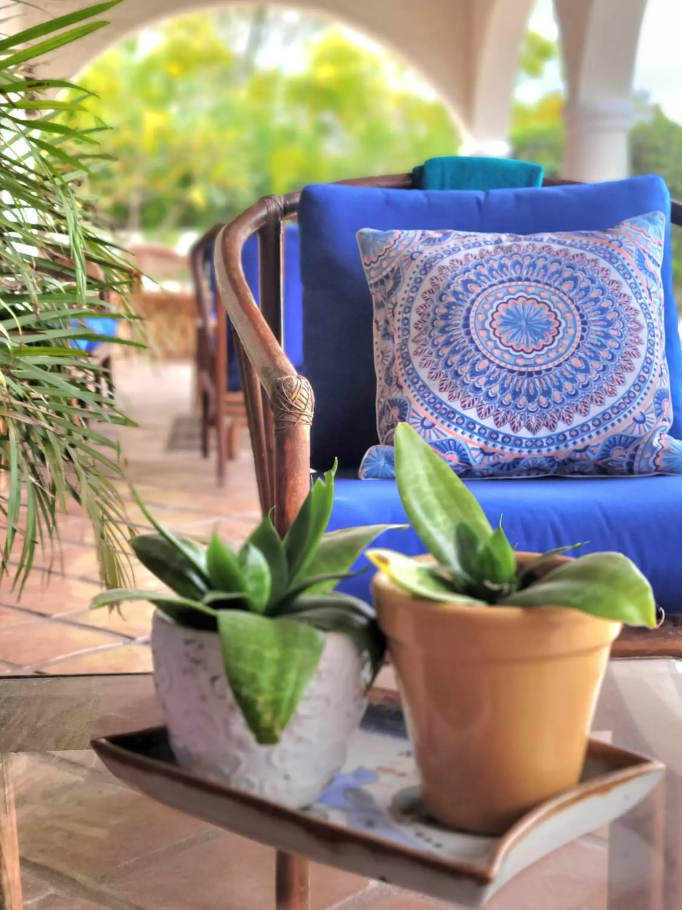 Seating area in Casa Magdalena