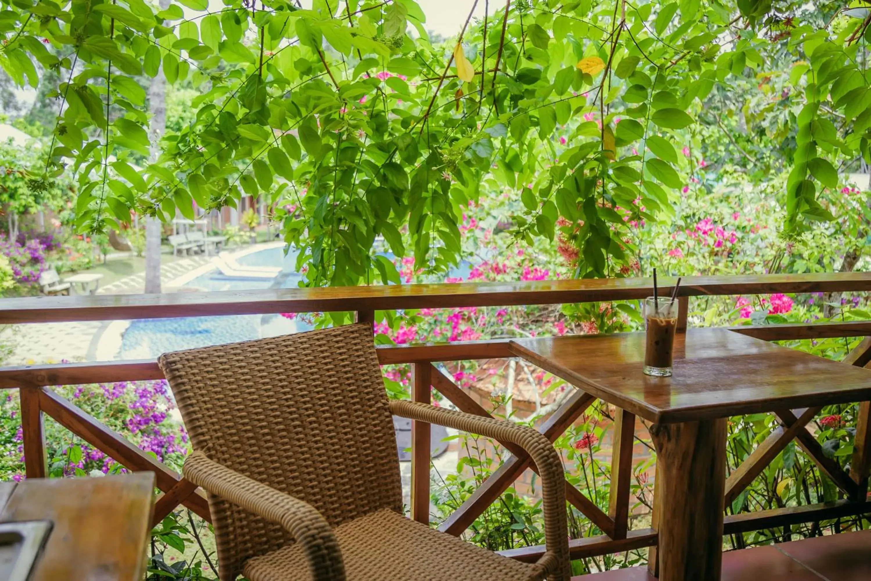 Balcony/Terrace in Phu Quoc Valley Sen Bungalow