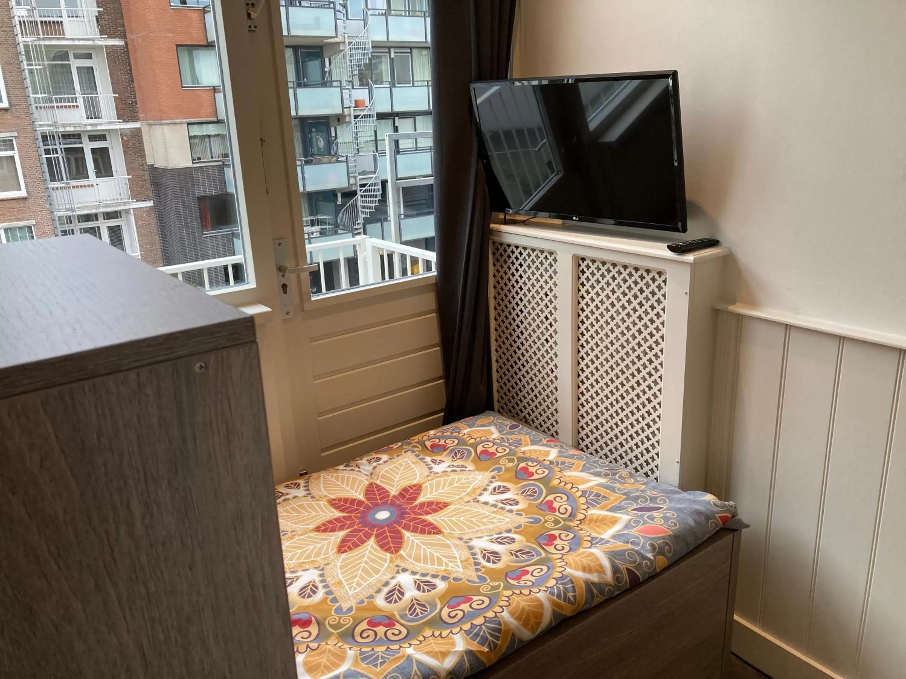 Bed in Hotel Poseidon