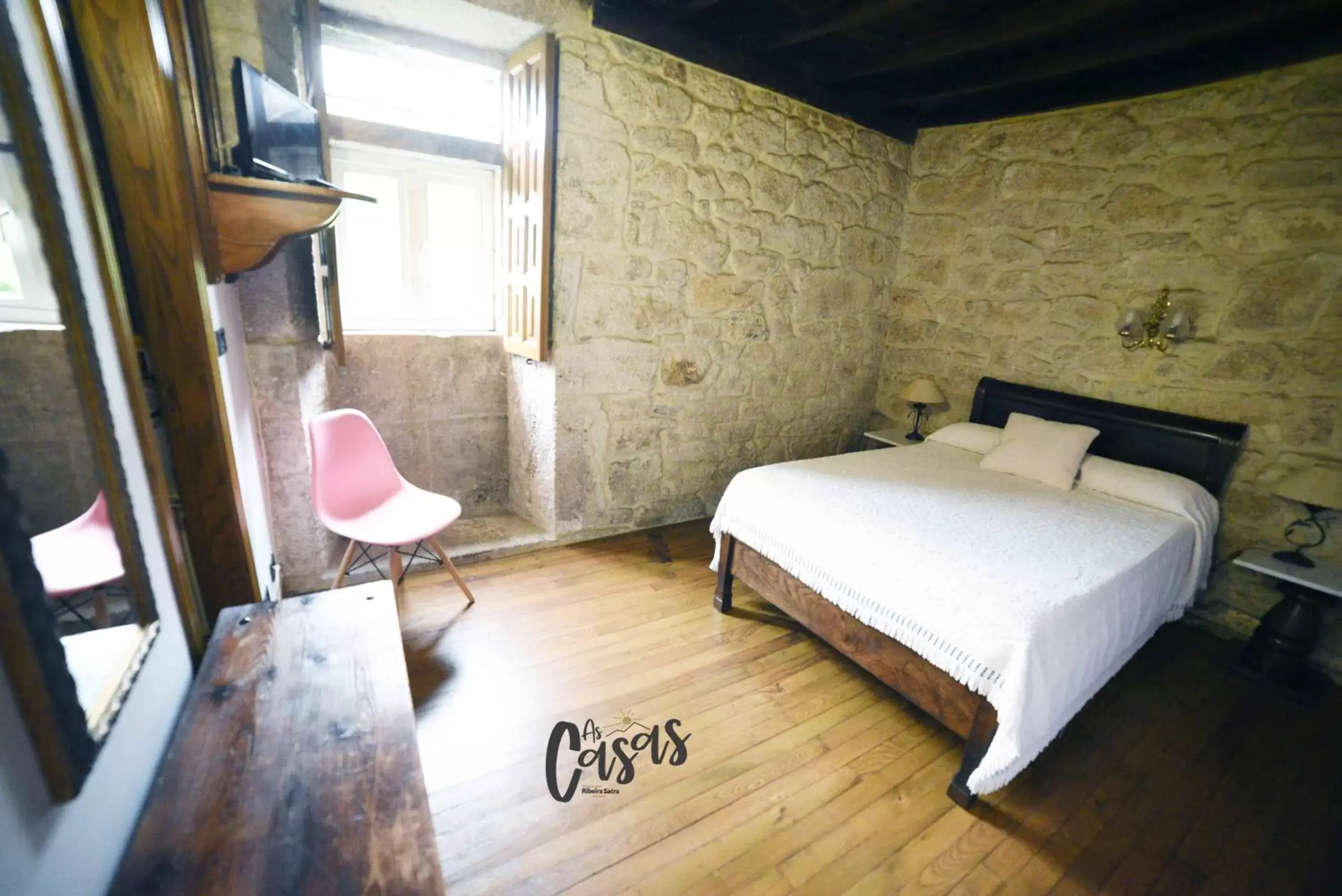 Bed in As Casas Ribeira Sacra