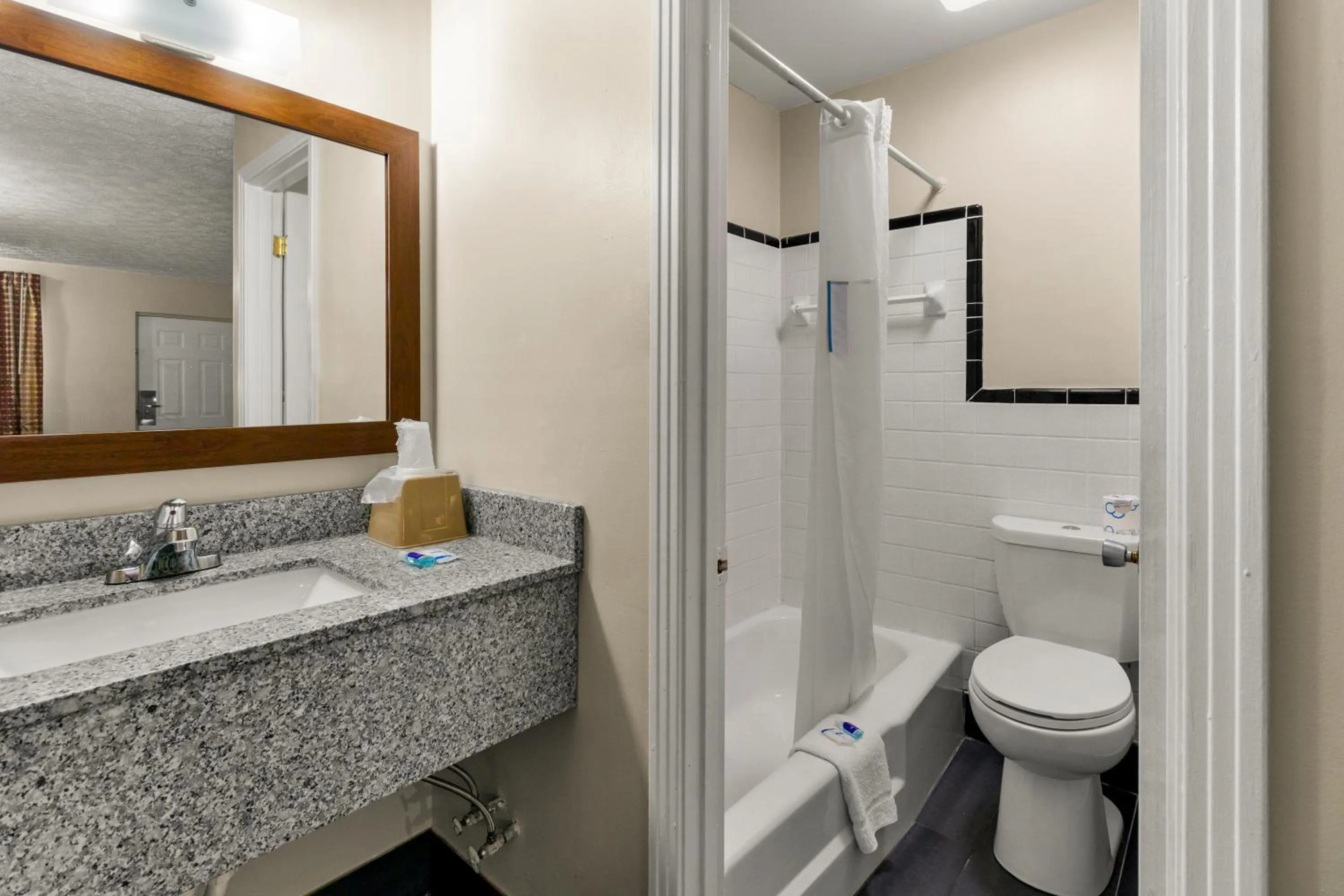 Toilet in Rodeway Inn Dickson