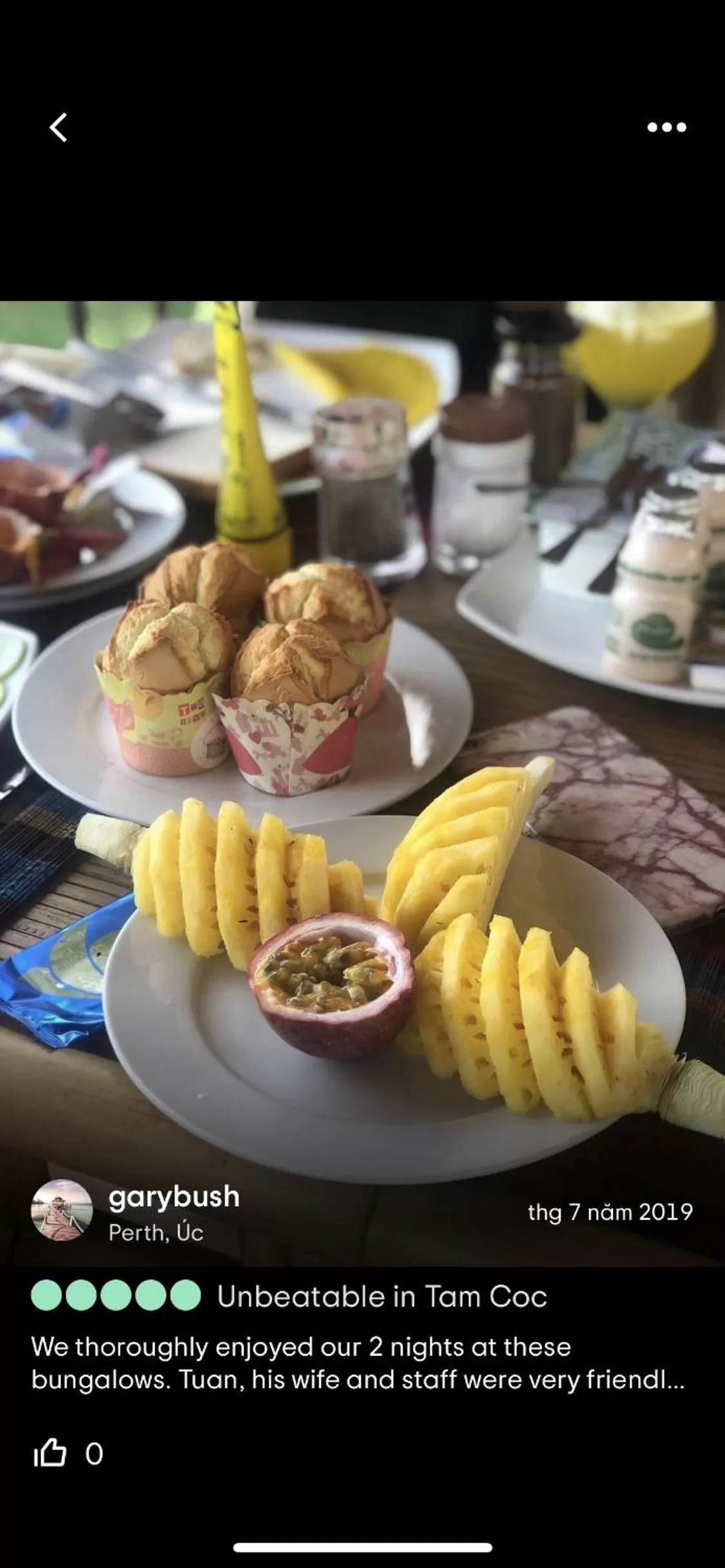 Restaurant/places to eat in Tam Coc Wonderland Bungalow