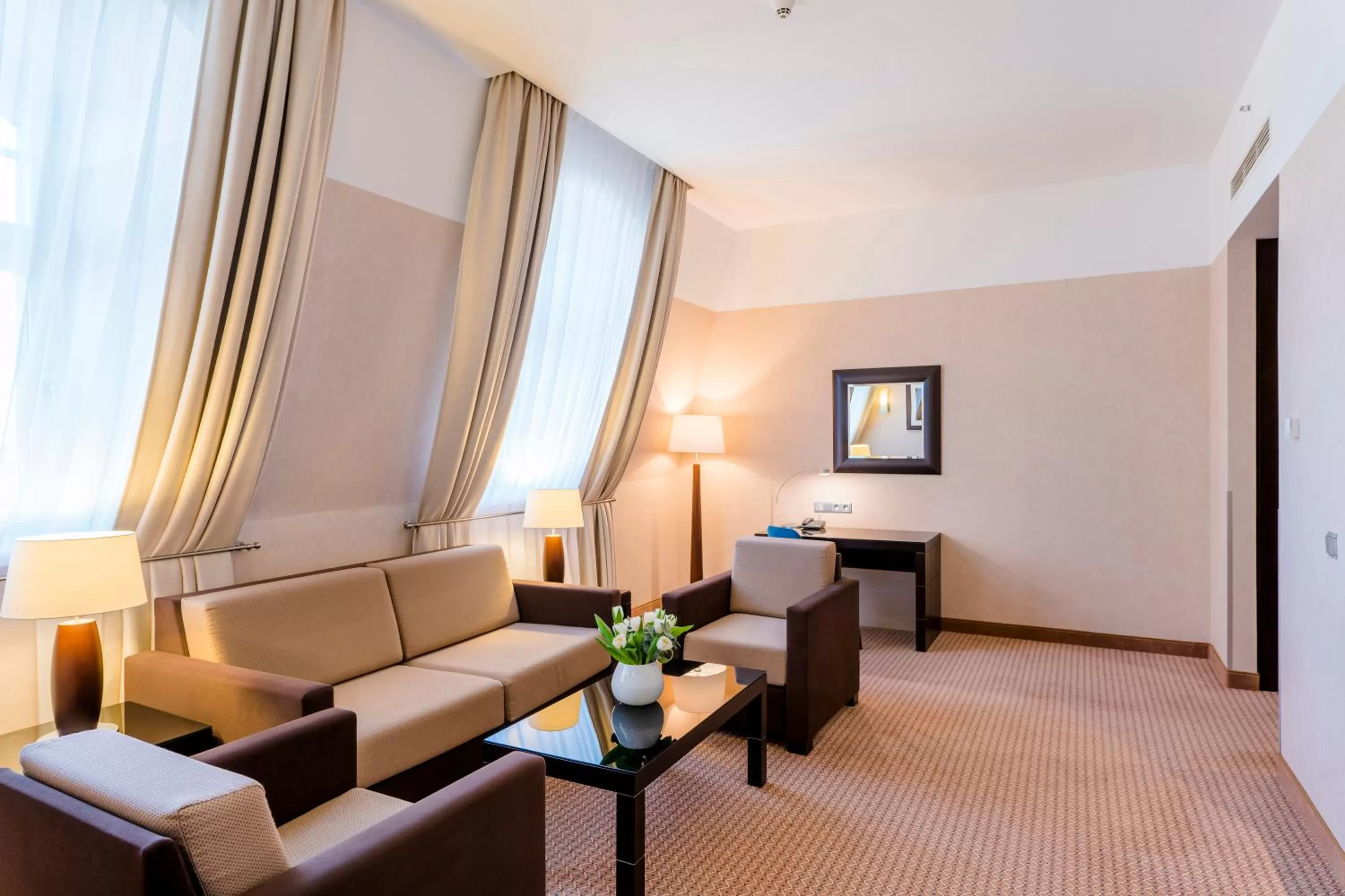 Living room in Hotel Polonia Palace